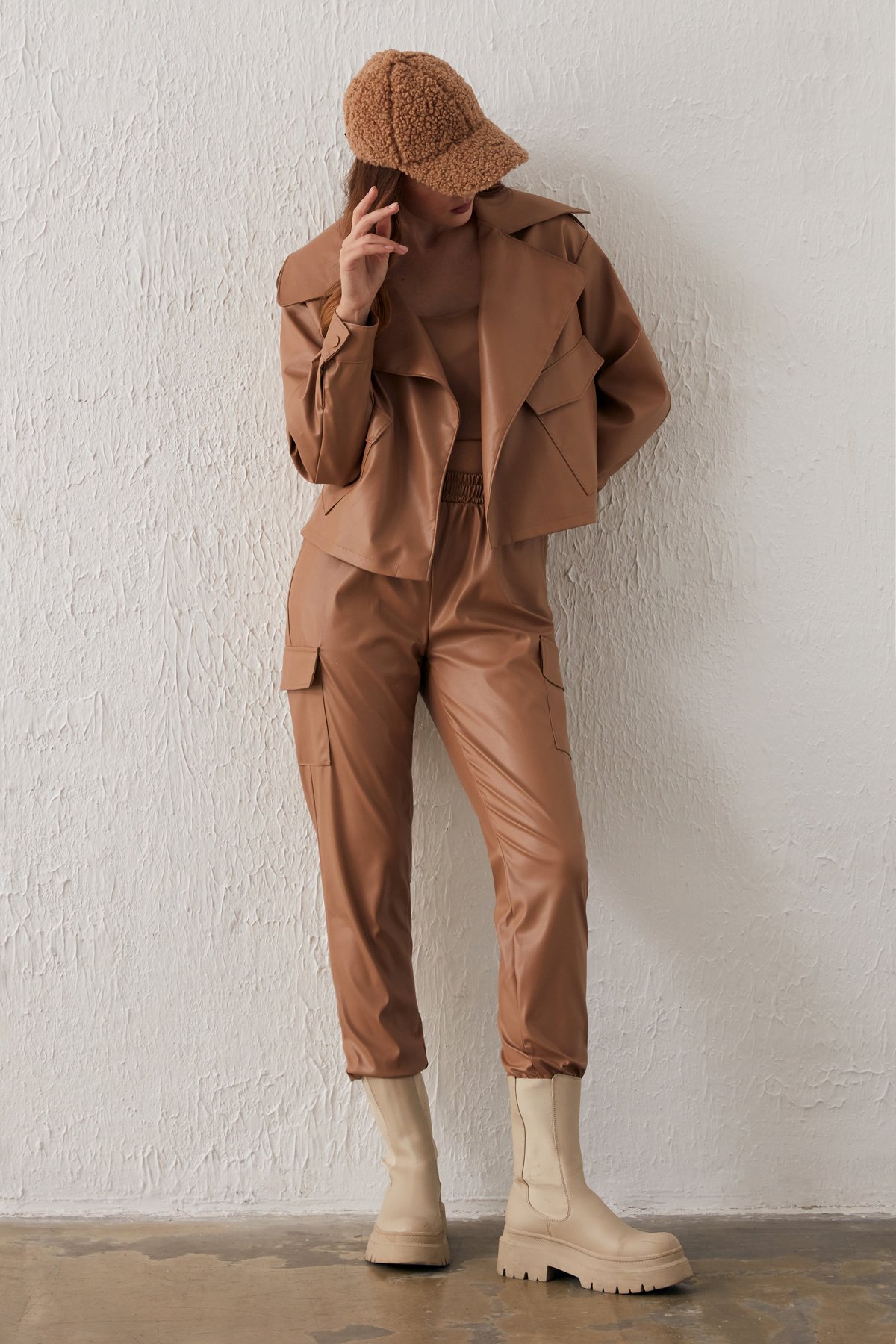 Cepli Kargo Pantolon - CAMEL