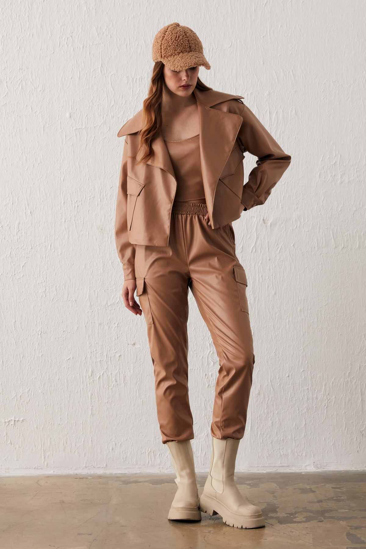 Cepli Kargo Pantolon - CAMEL