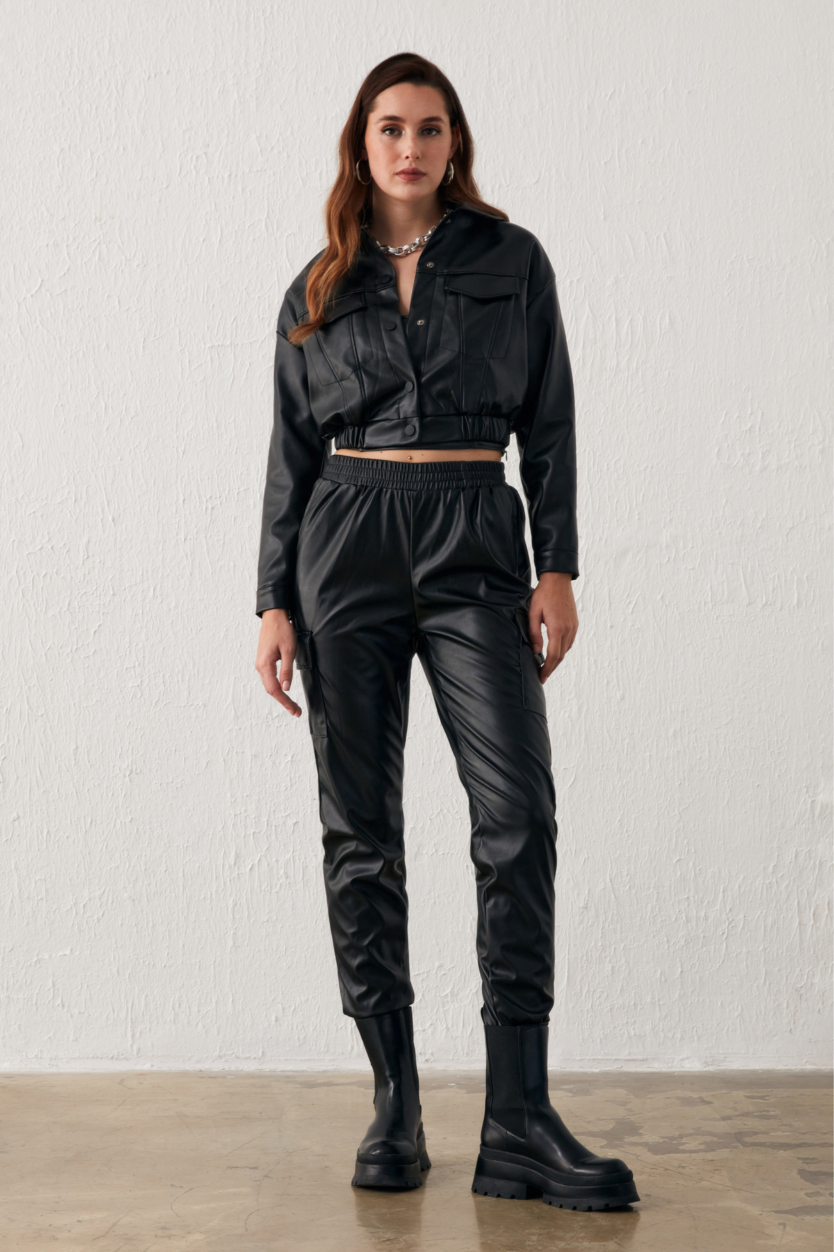 Cepli Kargo Pantolon - SİYAH