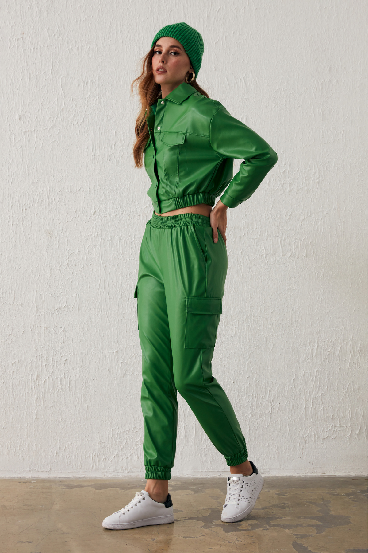 Cepli Kargo Pantolon - YEŞİL