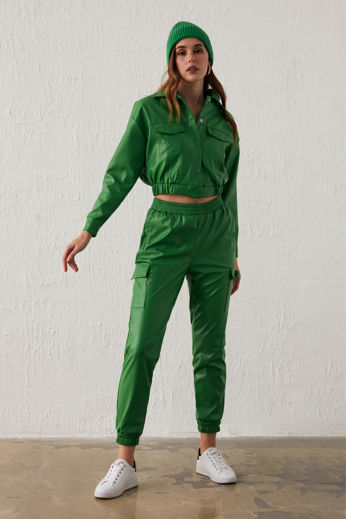 Cepli Kargo Pantolon - YEŞİL