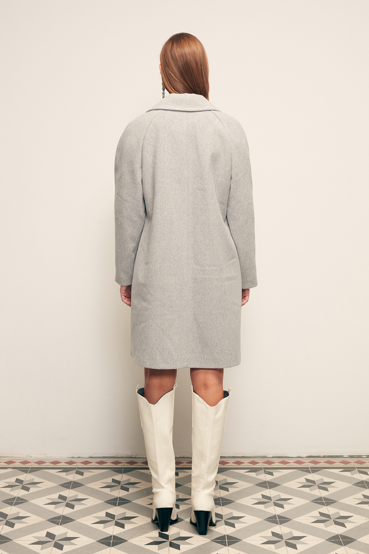 Cepli Kısa Kaban - GRİ