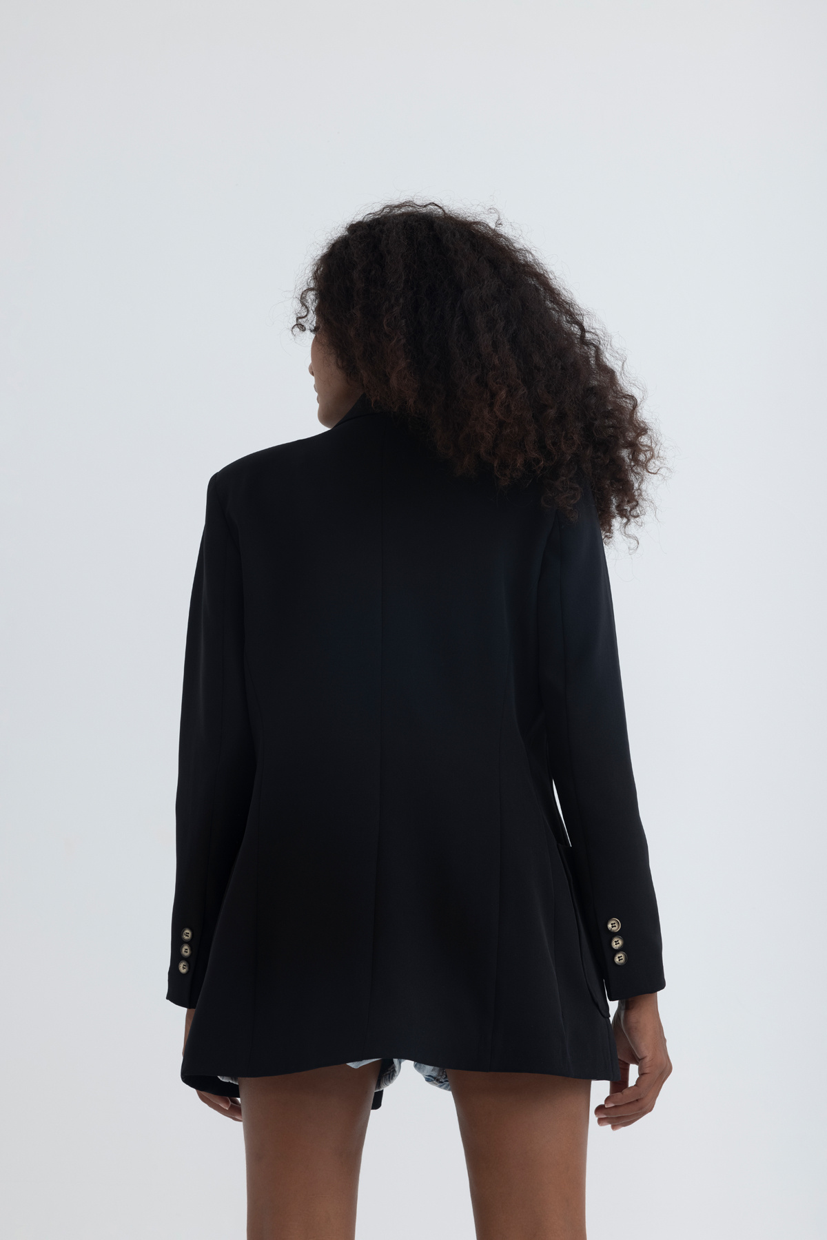 Cepli klasik ceket - SİYAH