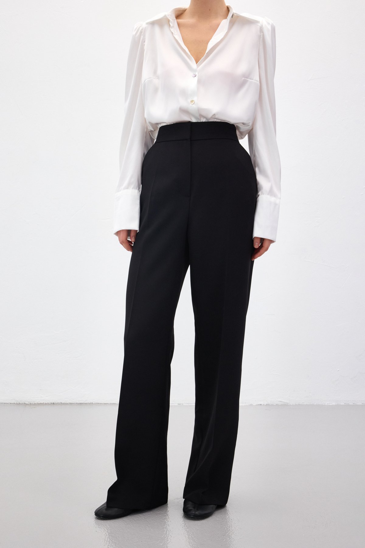 Cepli Klasik Pantolon - Siyah