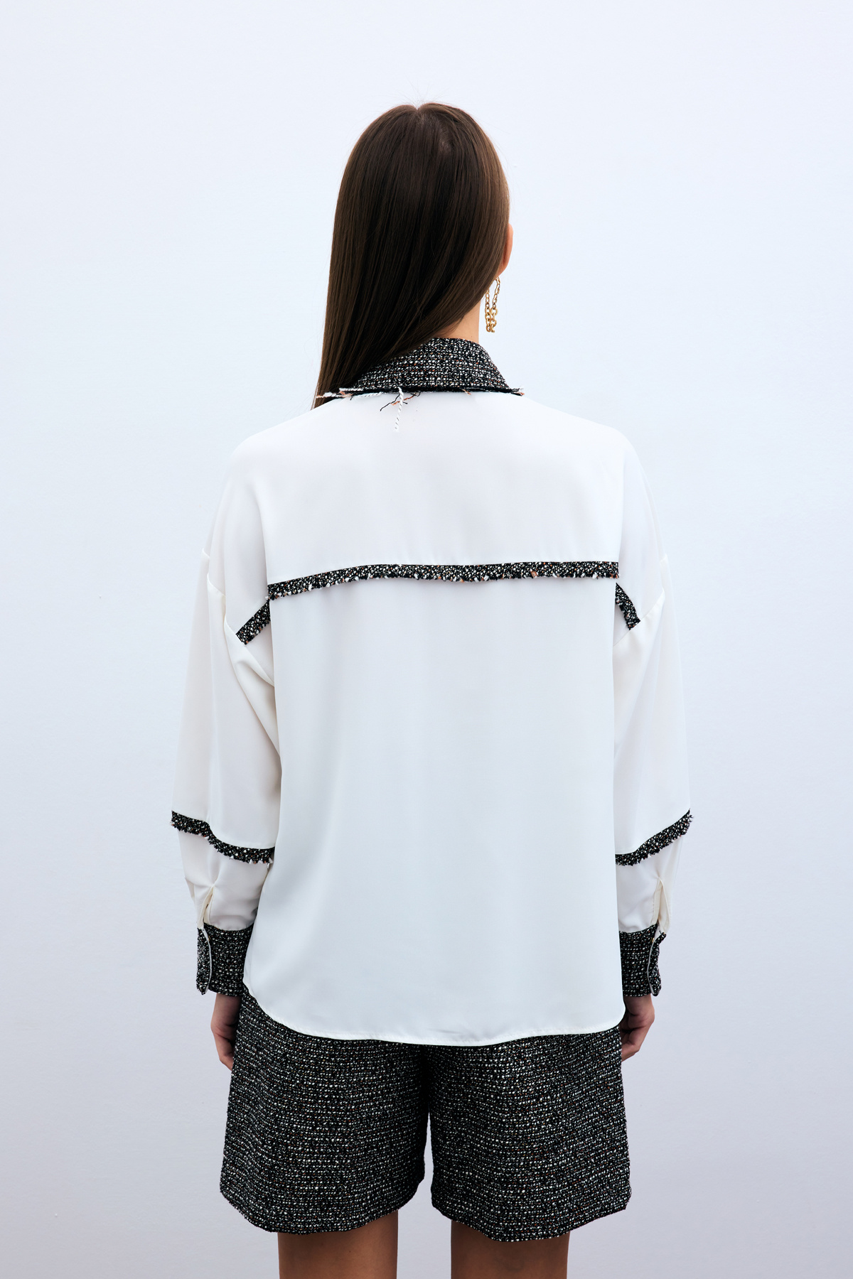 Cepli Tüvitli Gömlek - Kahve