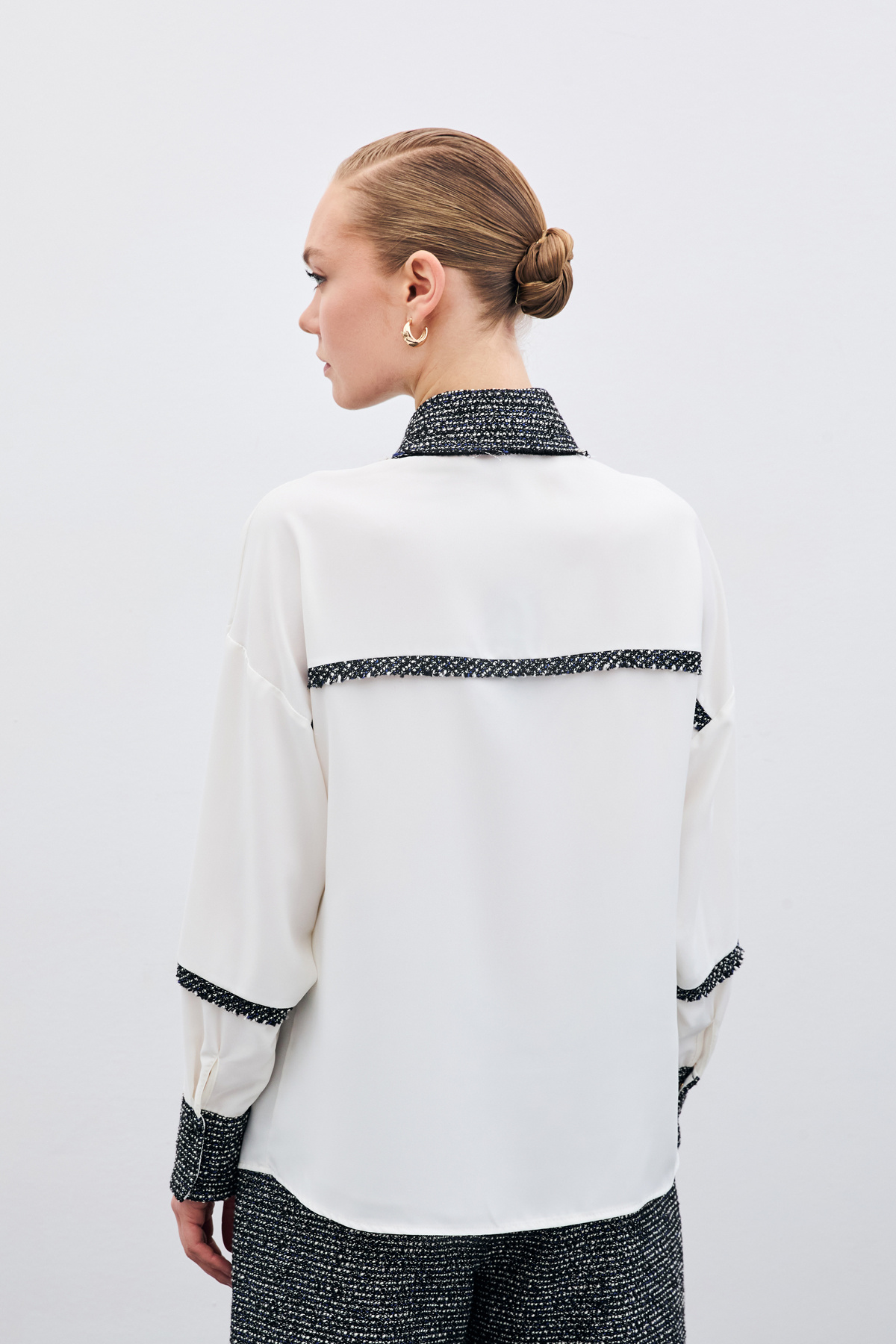 Cepli Tüvitli Gömlek - Sax Mavi