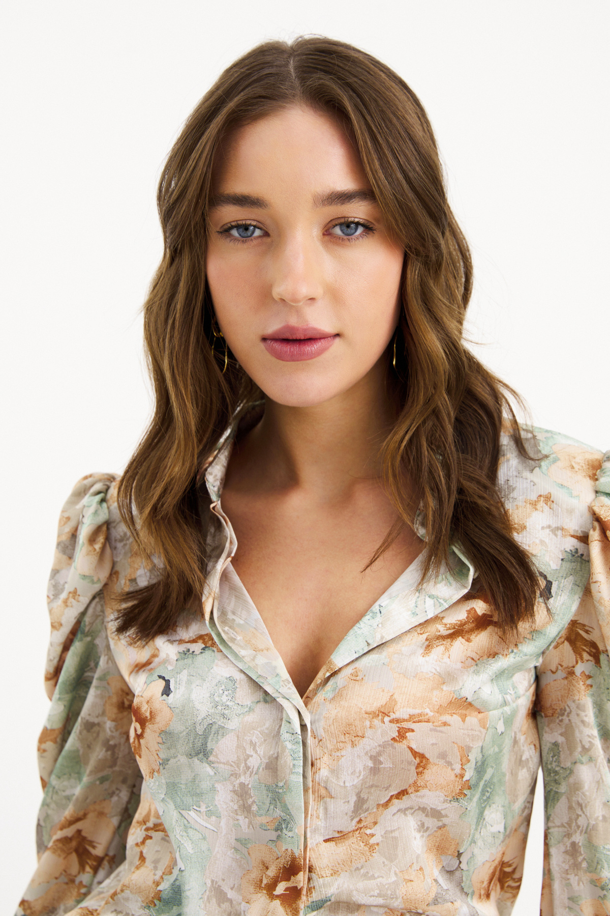 floral print shirt - MINT