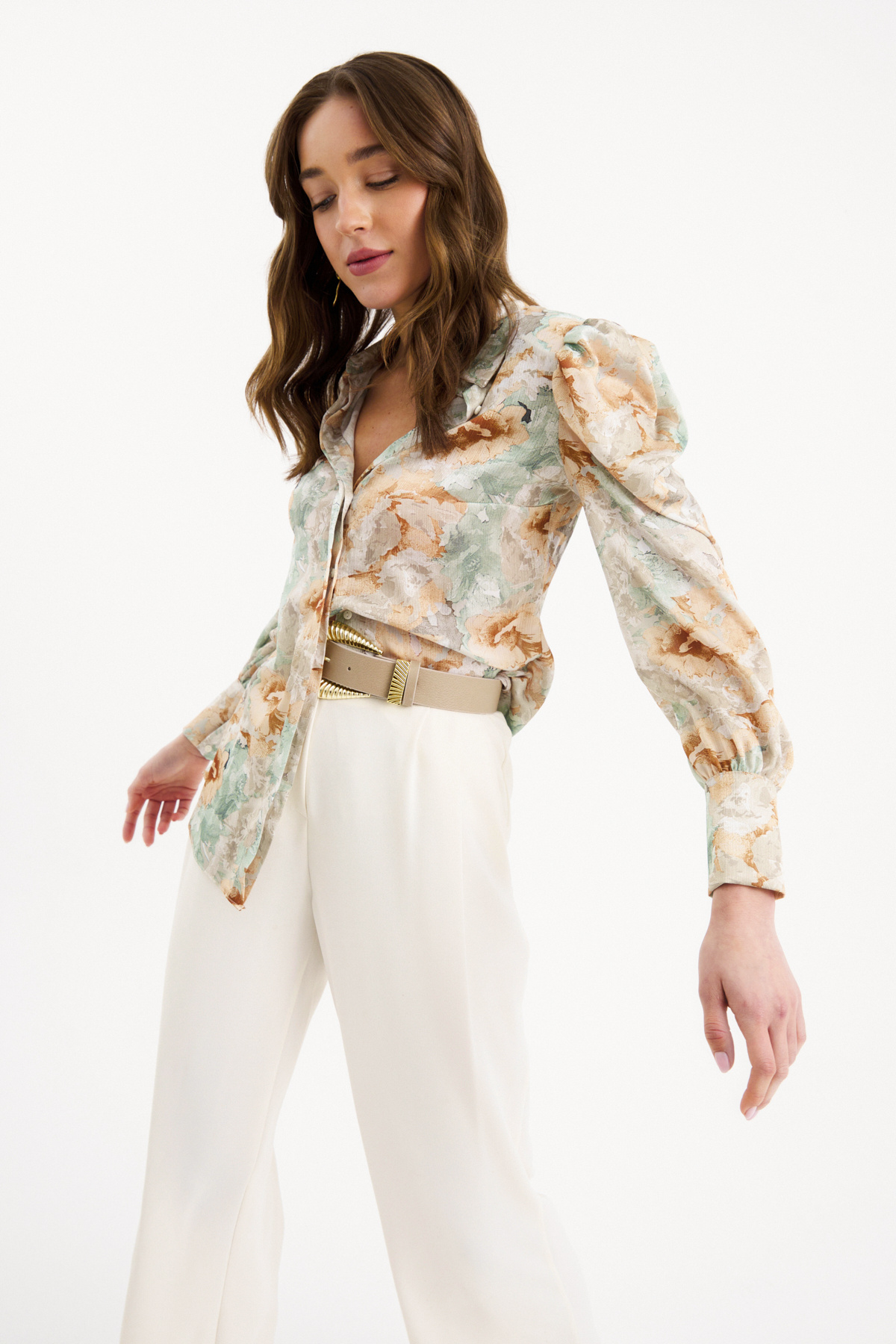 floral print shirt - MINT
