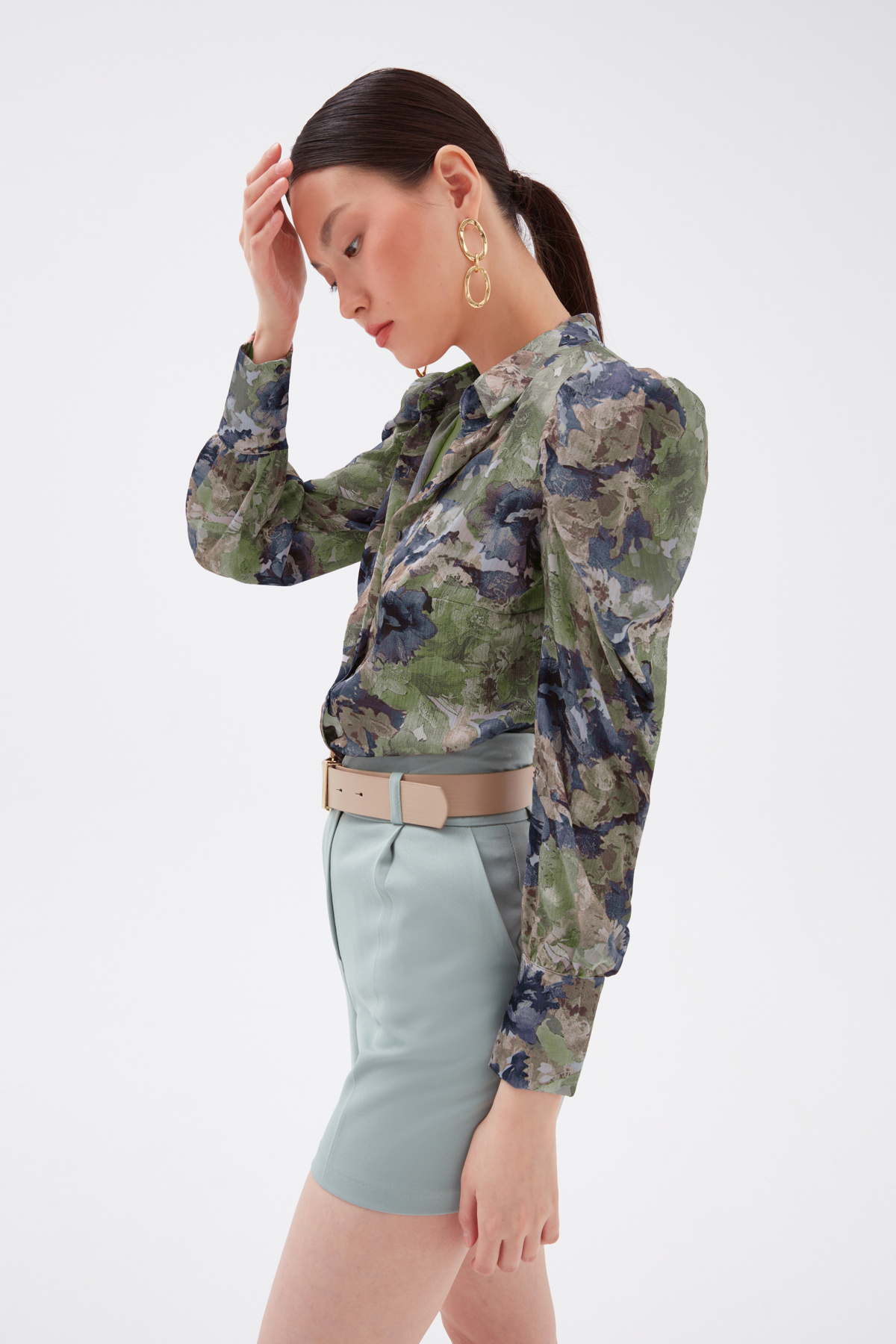 floral print shirt - PINK