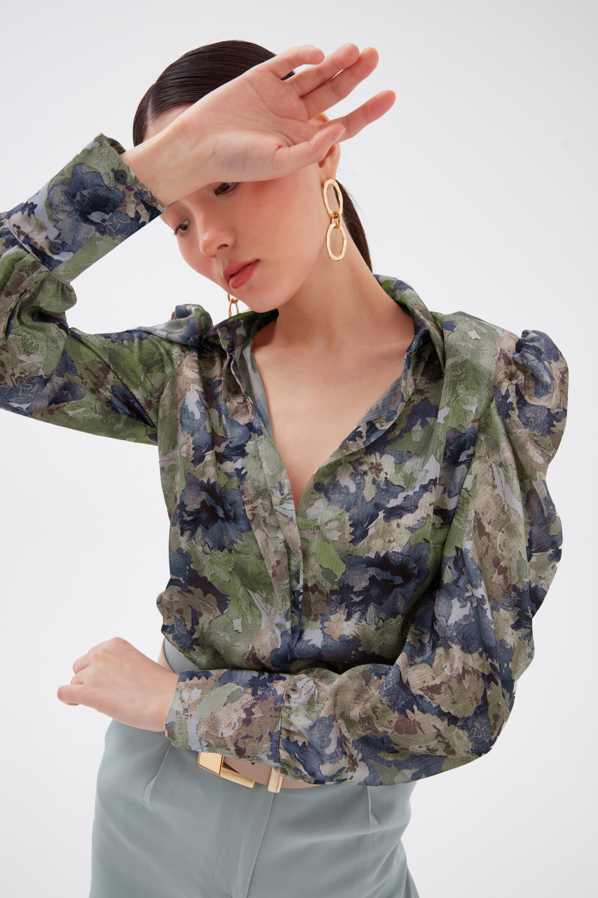 floral print shirt - PINK