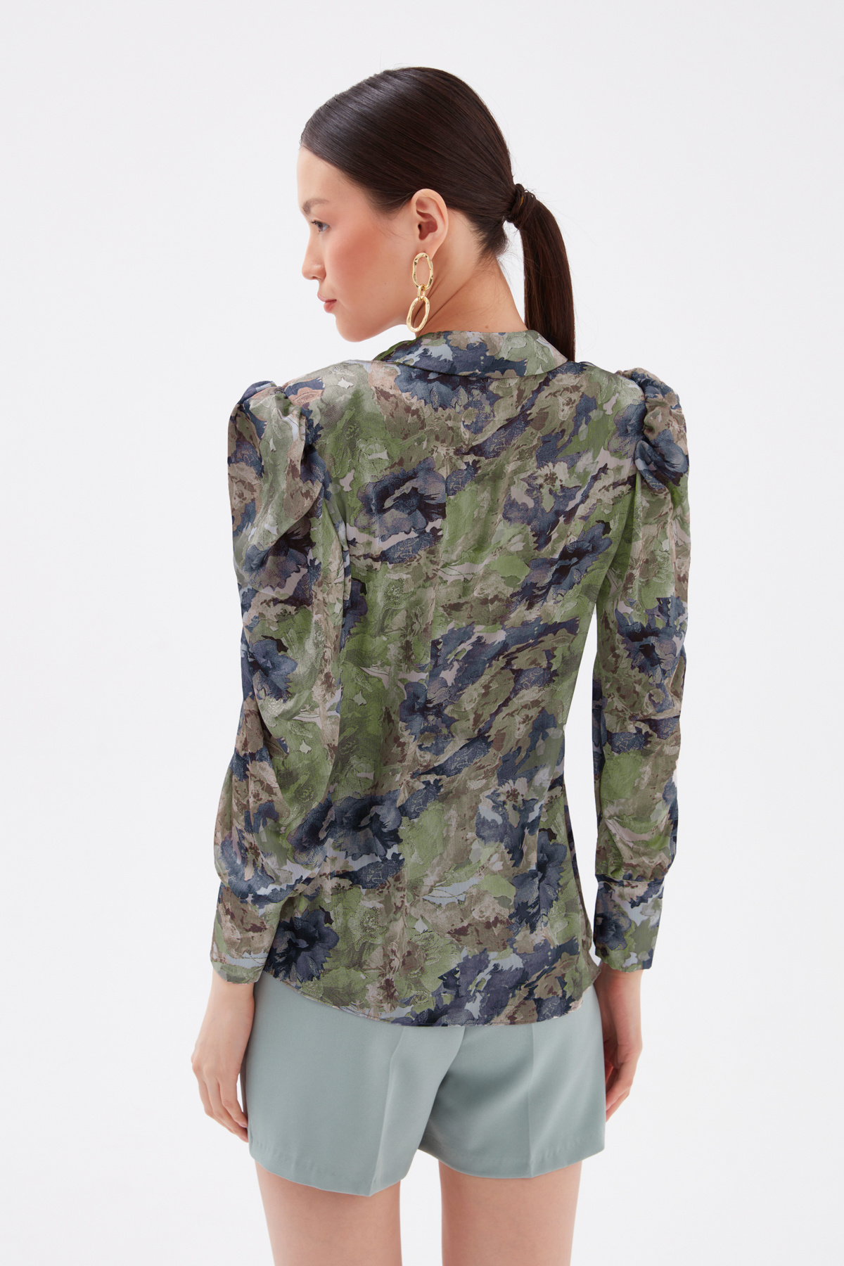 floral print shirt - PINK