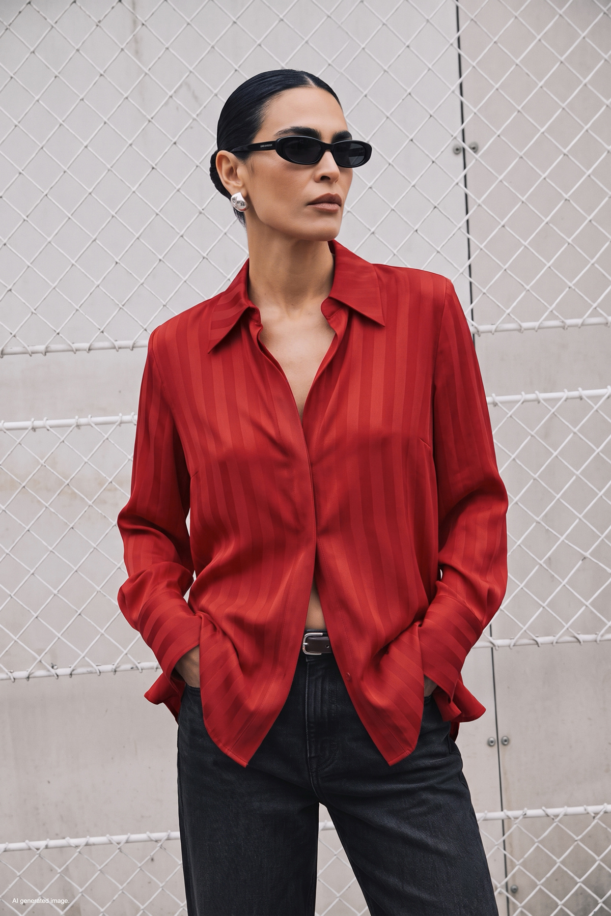 Striped Shirt - Red