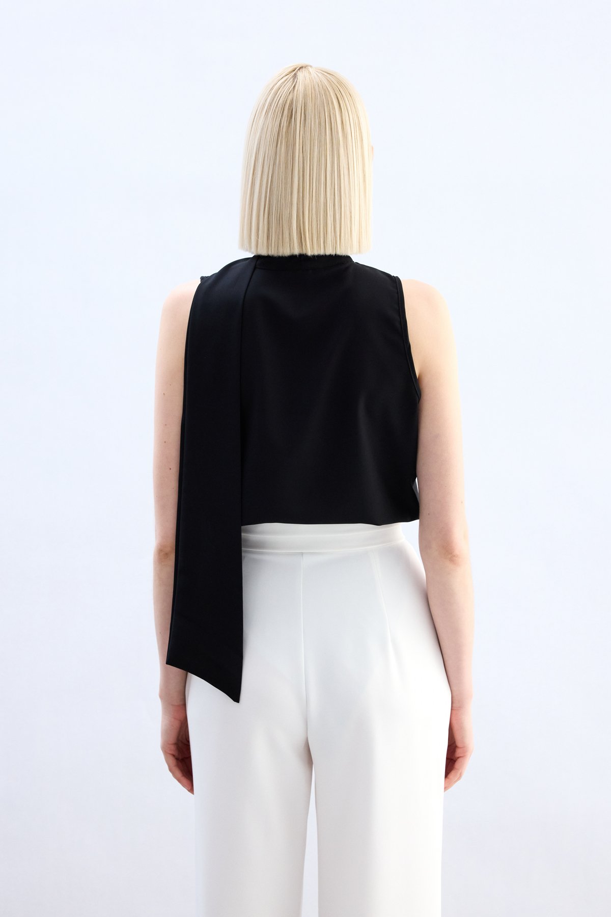 Dantel Detaylı Bodysuit Bluz - Siyah