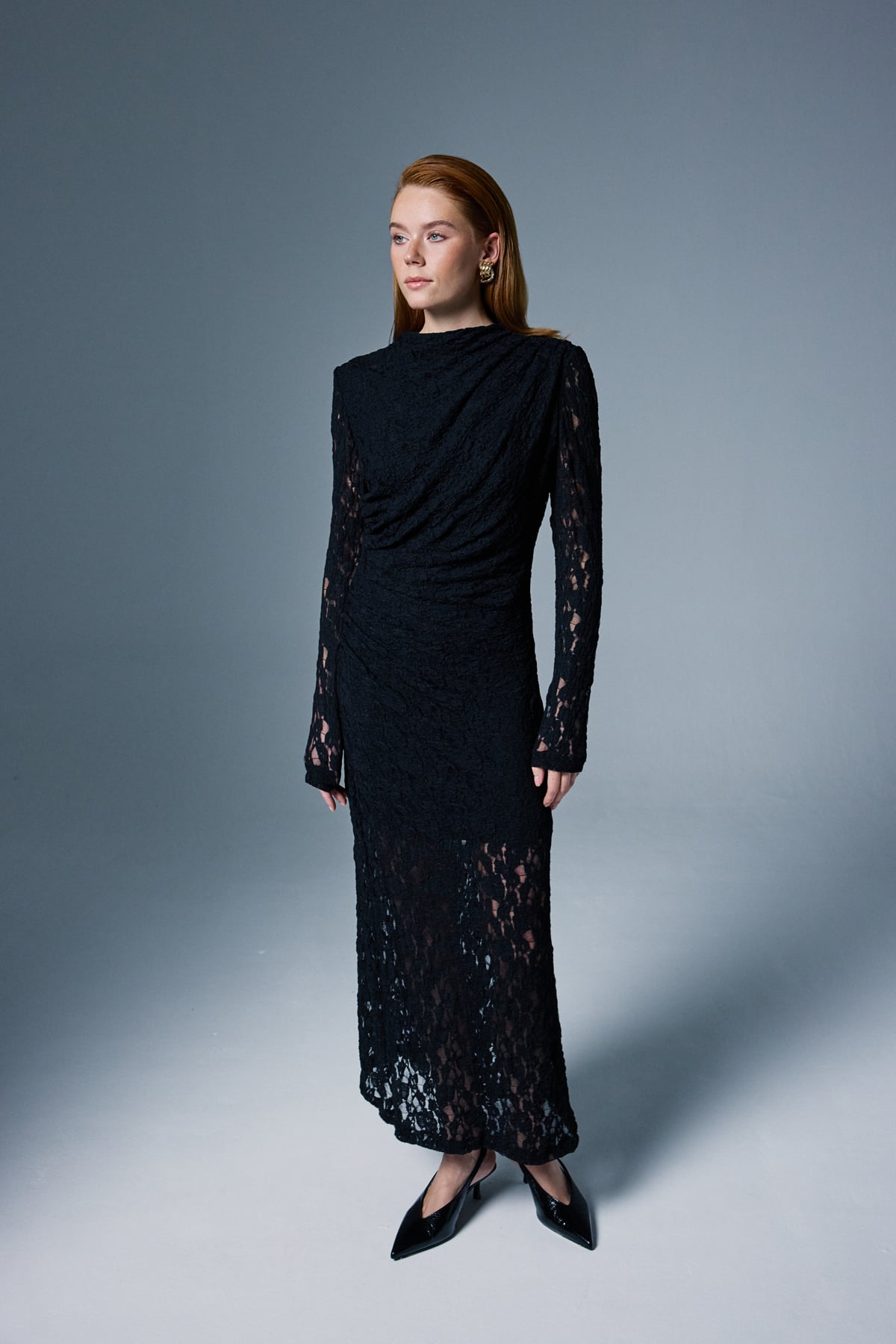 Lace Dress - Black