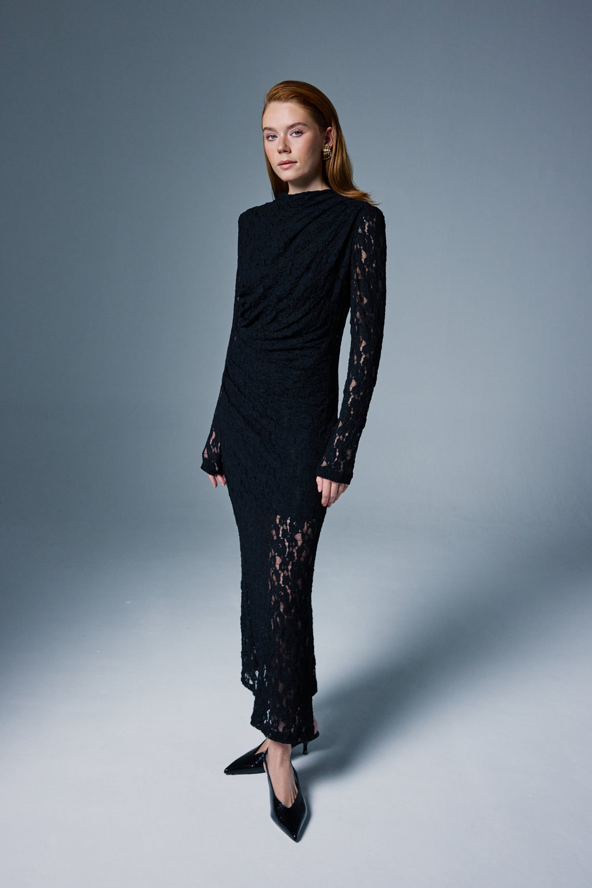 Lace Dress - Black