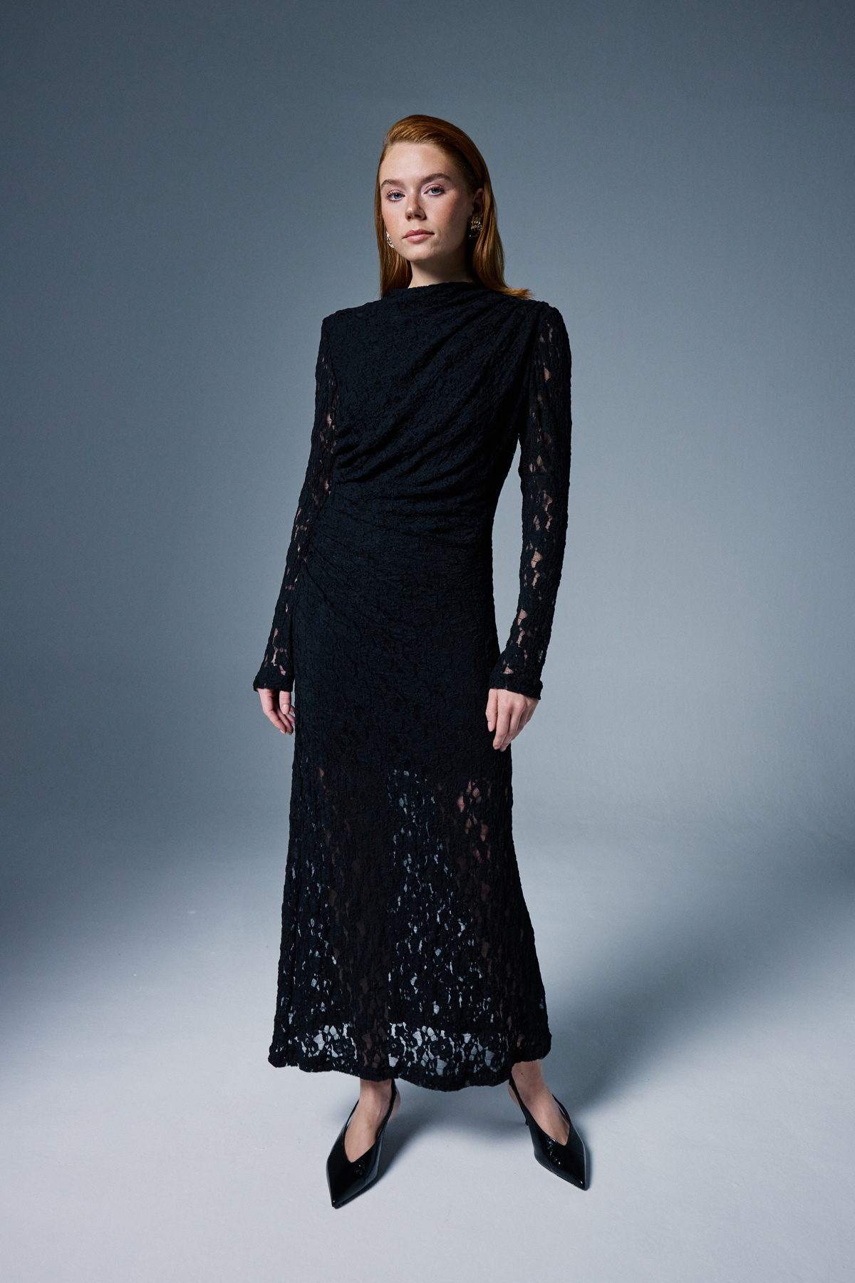 Lace Dress - Black