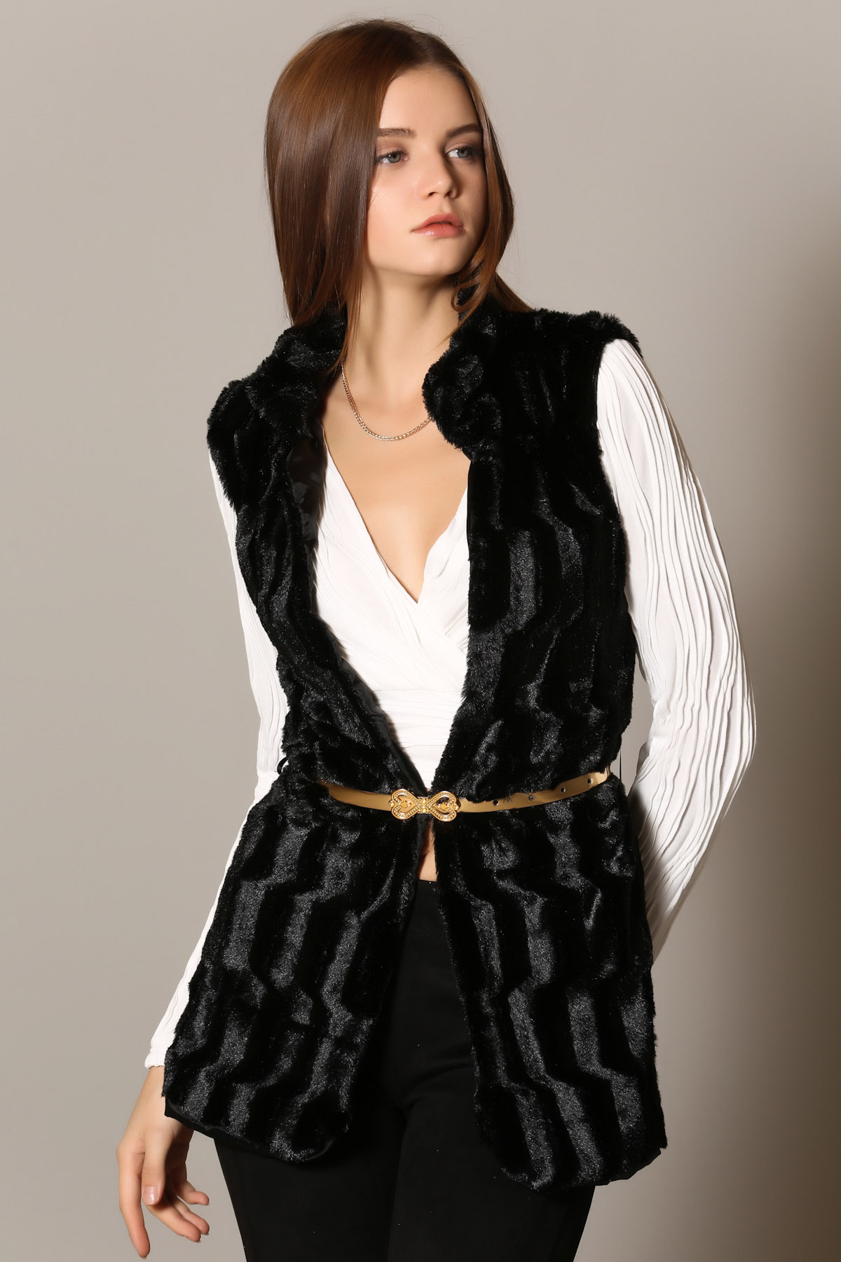121-8303 PELUŞ YELEK