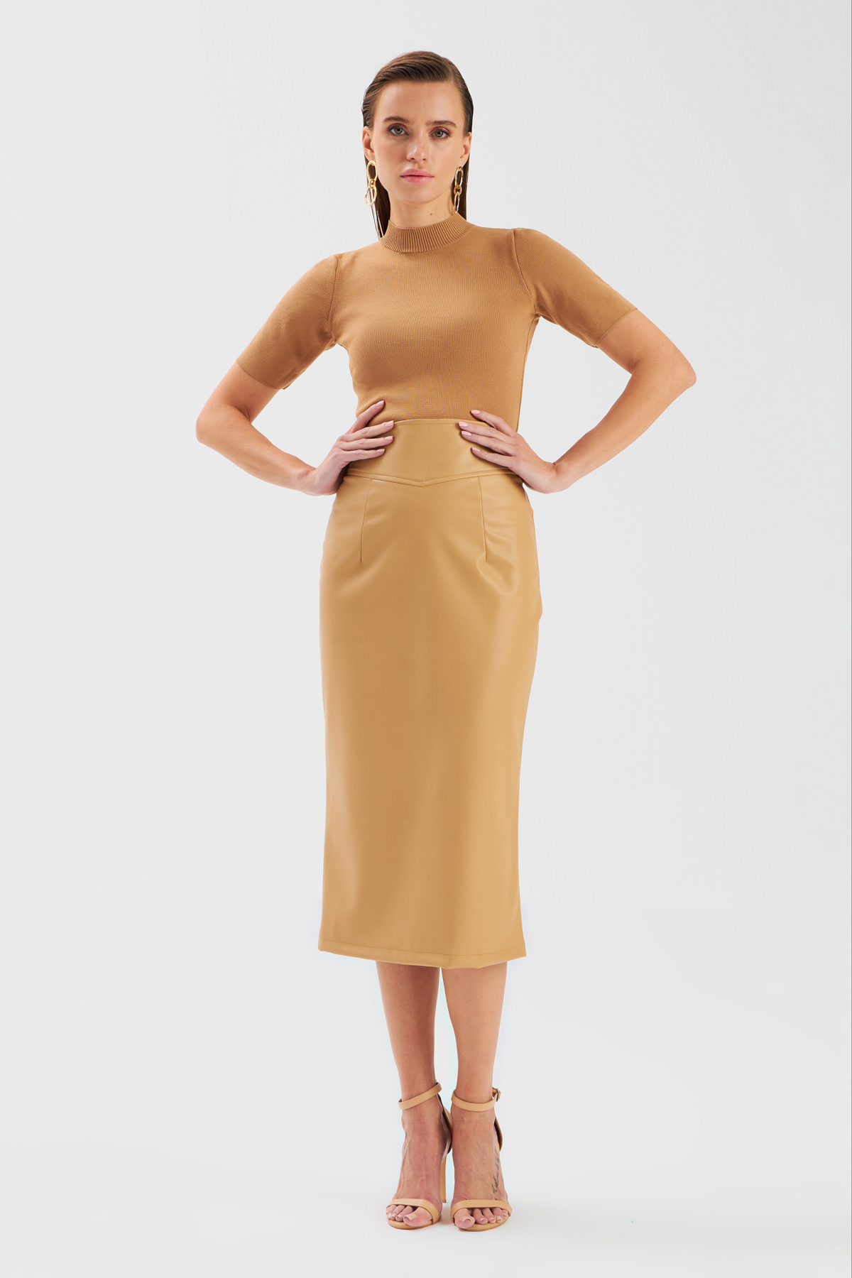 Deri Kalem Etek - BEJ