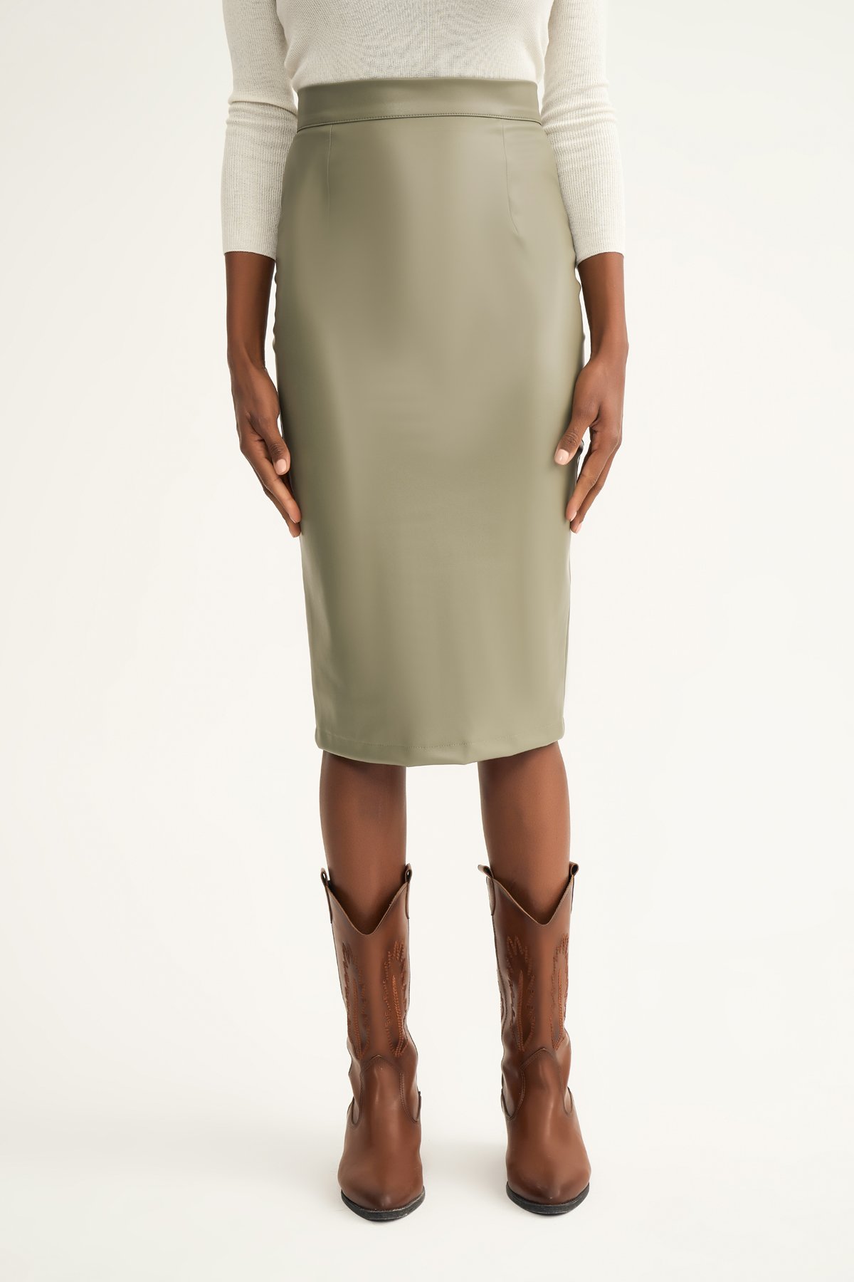 Deri kalem etek - HAKİ