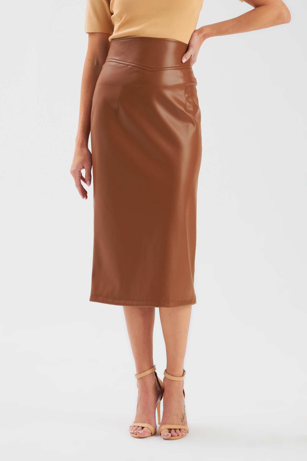 Deri Kalem Etek - KAHVE