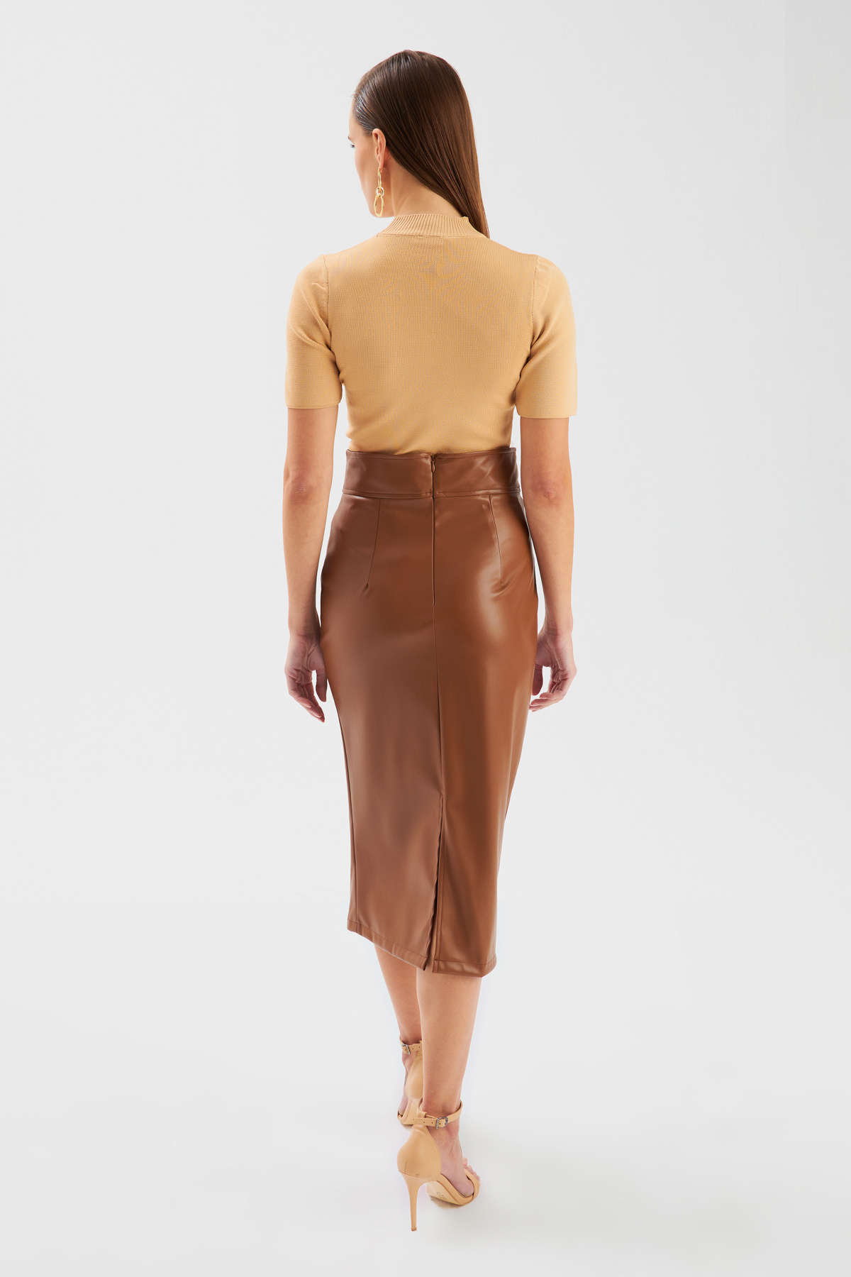 Deri Kalem Etek - KAHVE