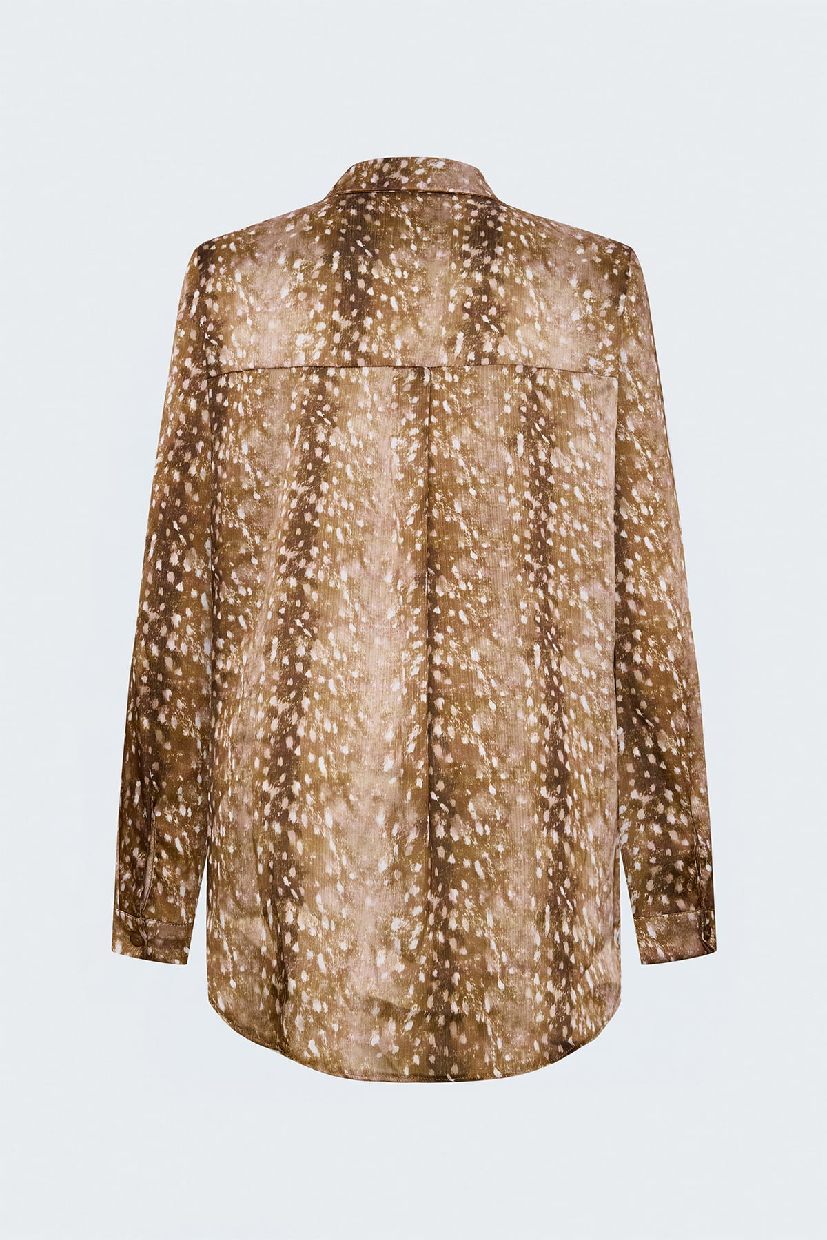 Patterned Classic Shirt - Brown