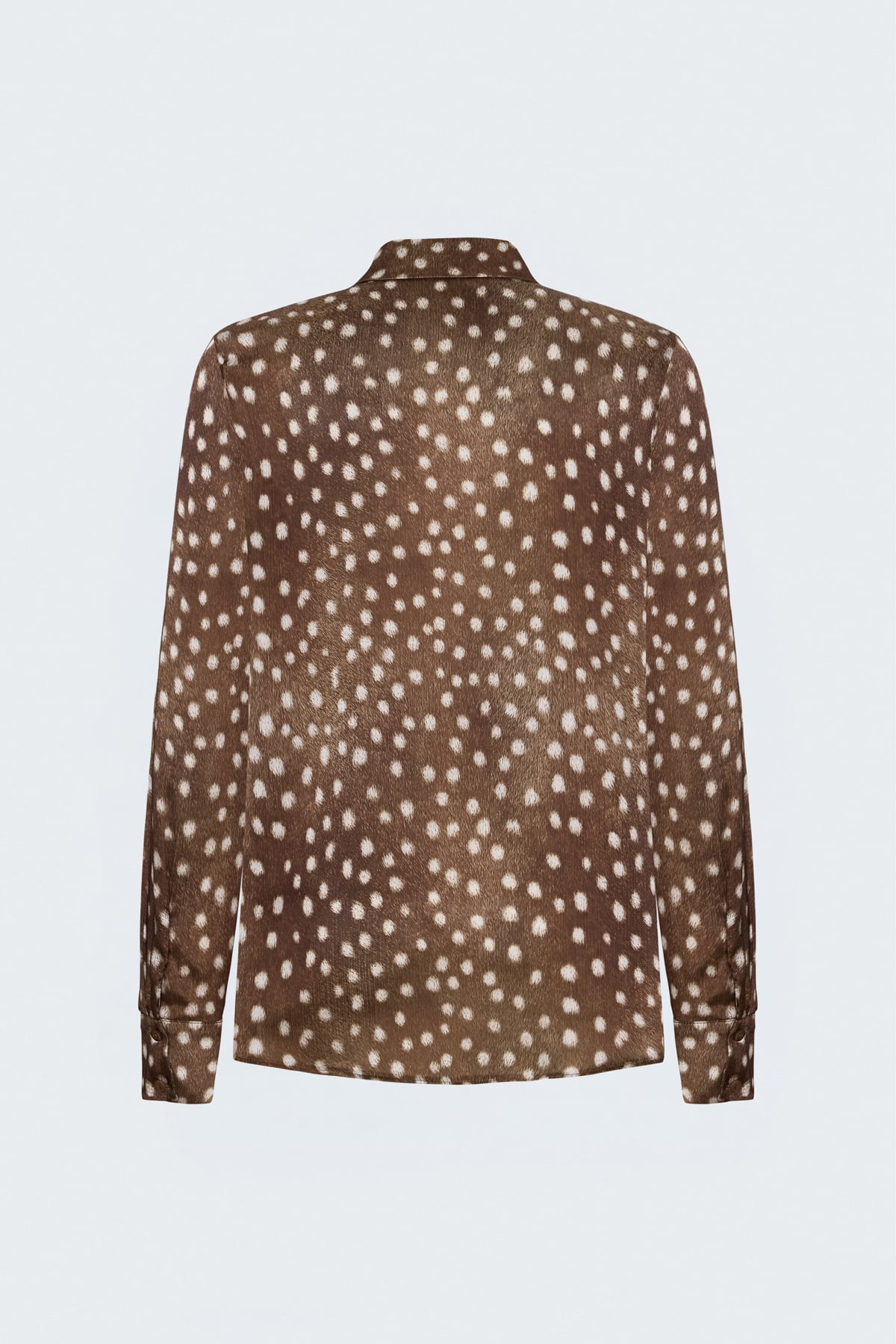 Patterned Classic Shirt - Brown