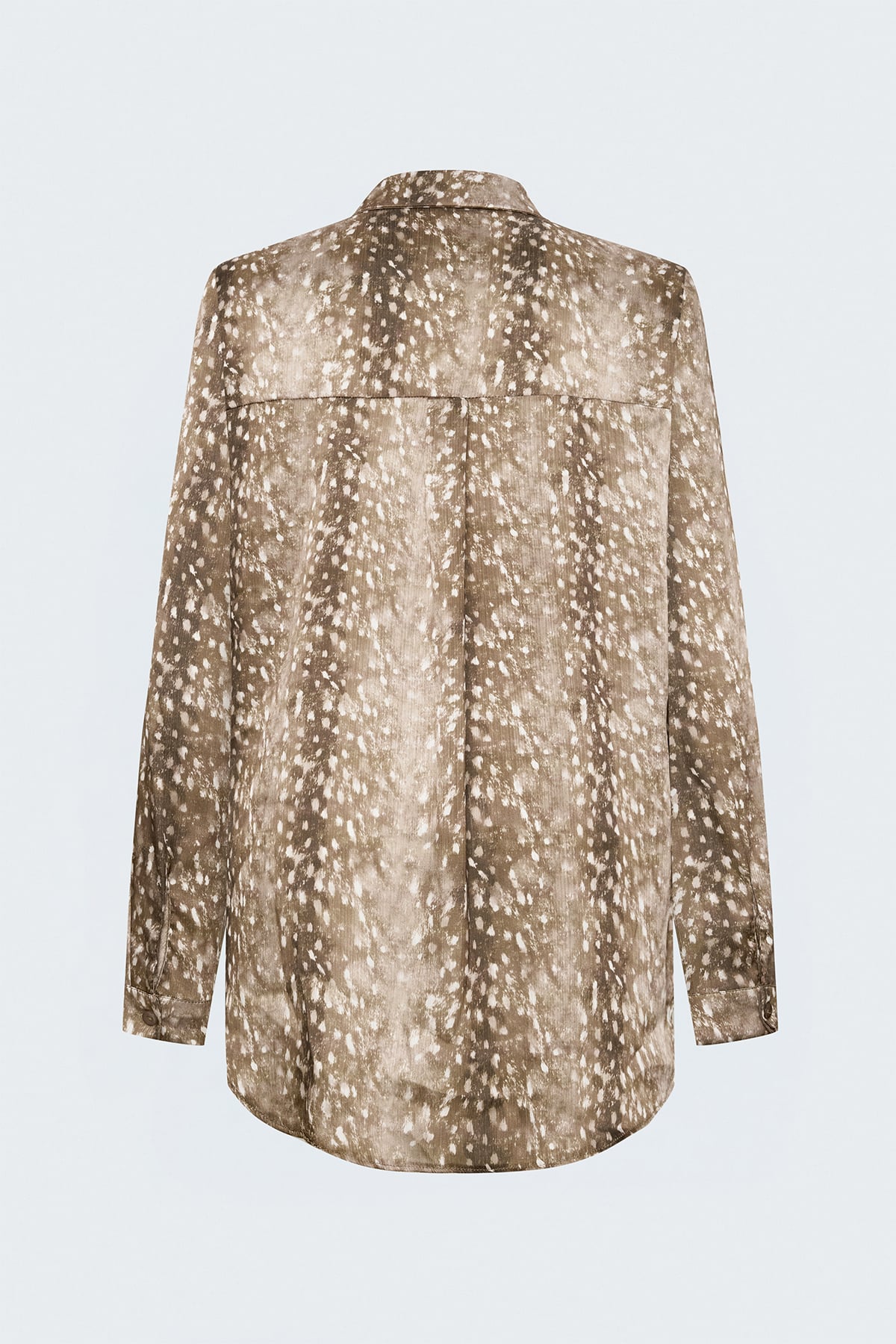 Patterned Classic Shirt - Mınk