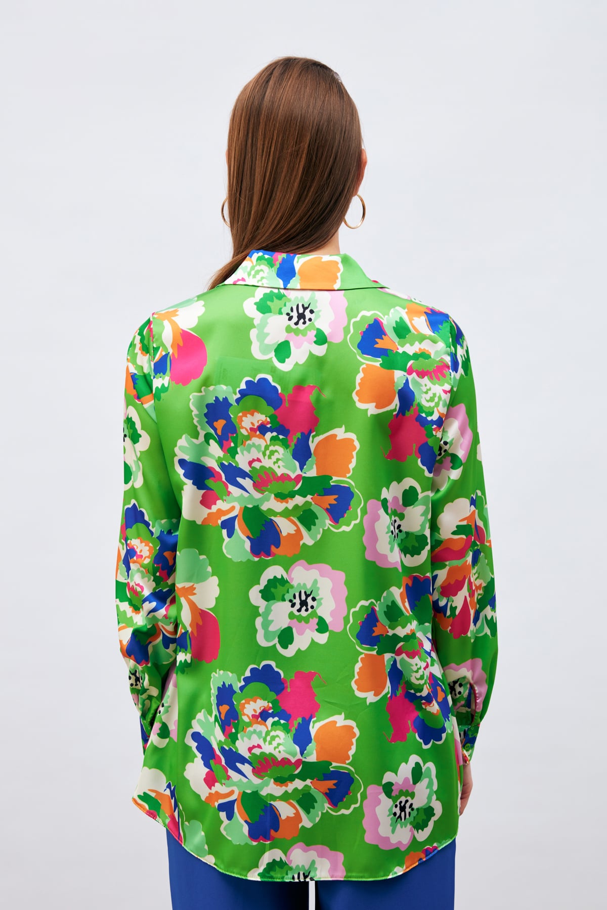 Patterned Classic Shirt - GREEN