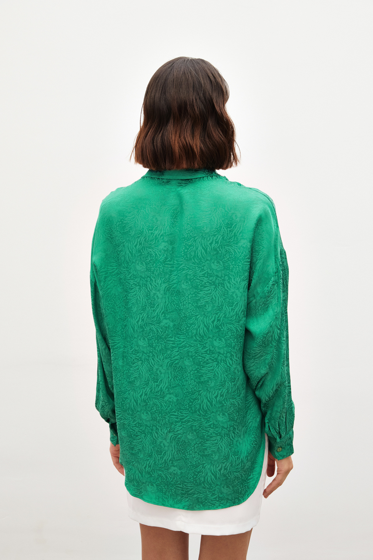 Patterned Casual Shirt - GREEN