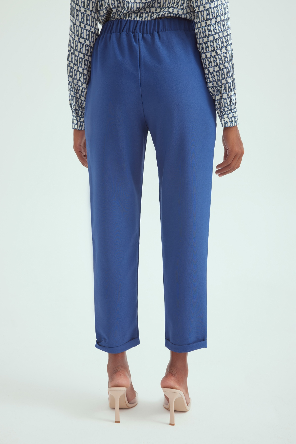 Duble paça havuç pantolon - KOYU INDIGO