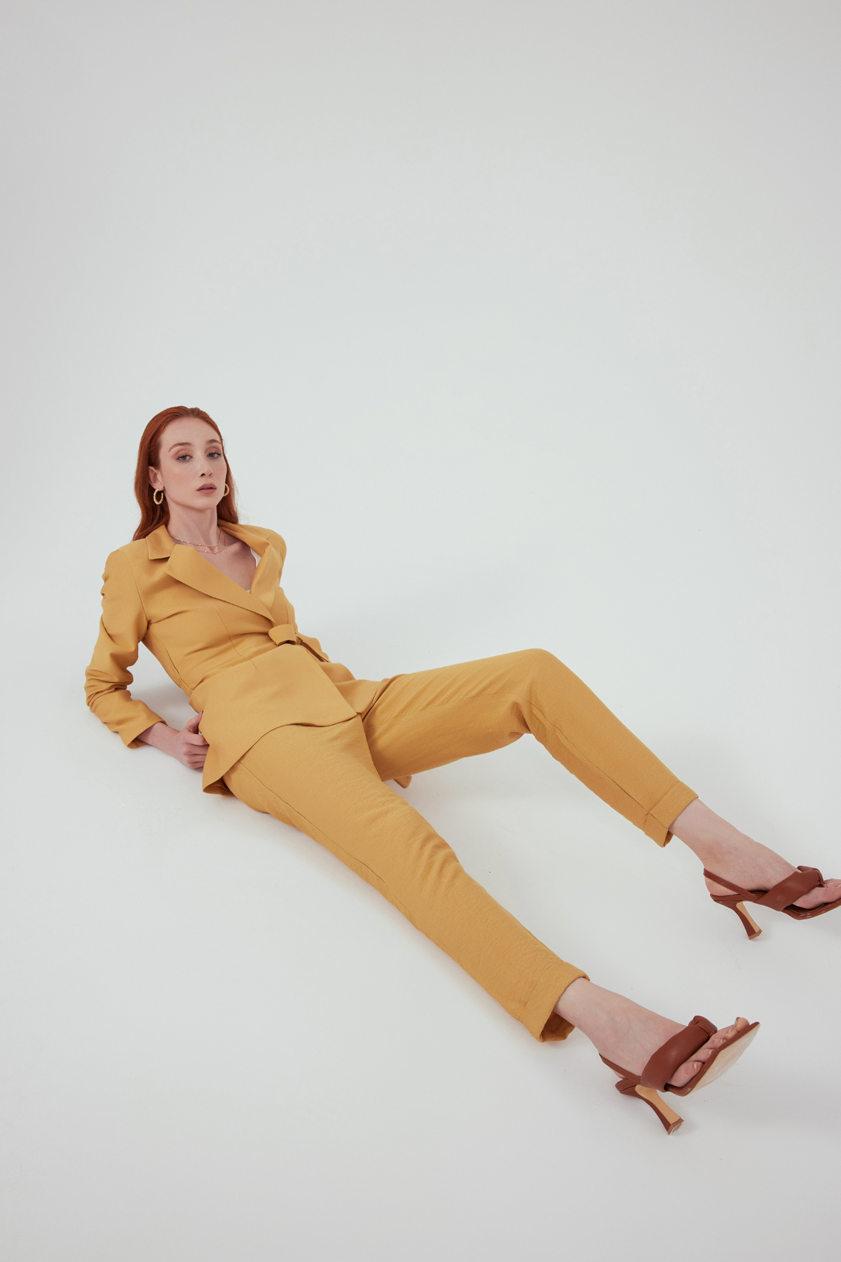 Duble paça keten pantolon - HARDAL