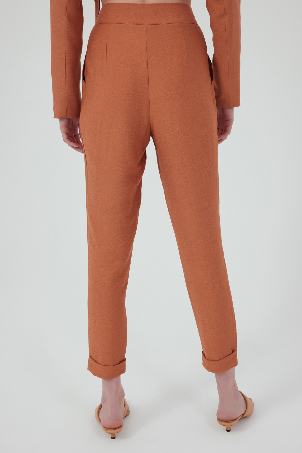 Duble paça keten pantolon - TABA