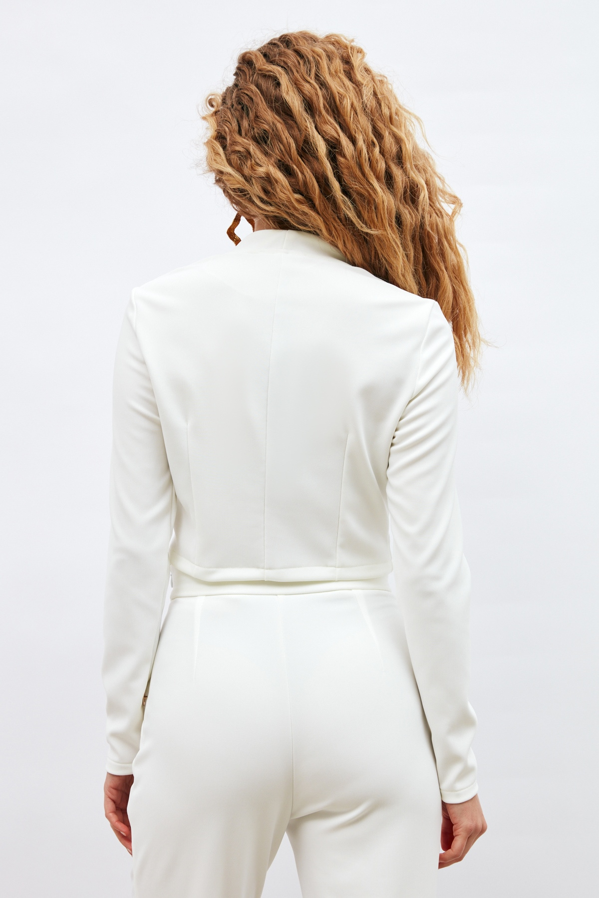 Düğme Detaylı Bluz - EKRU