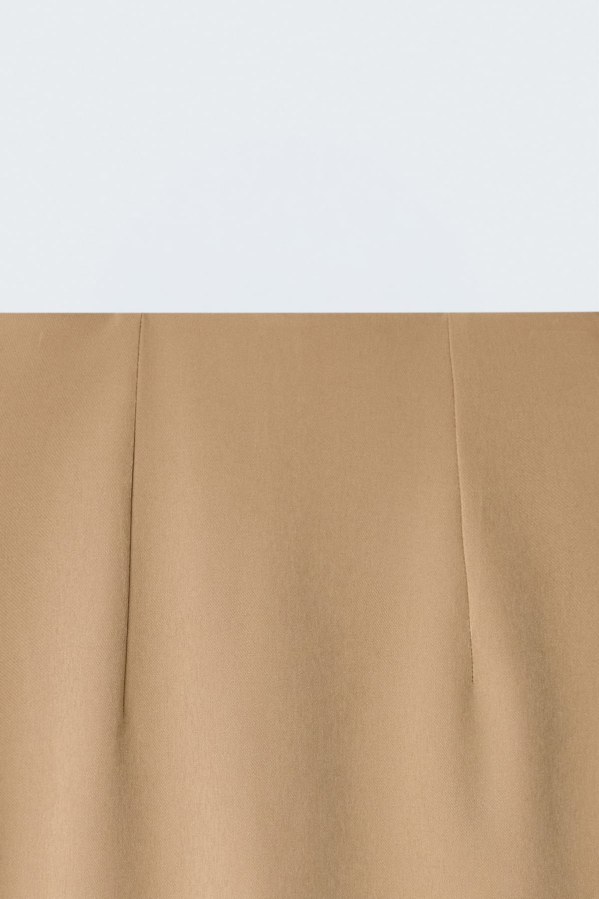 Straight Pencil Skirt - Open camel