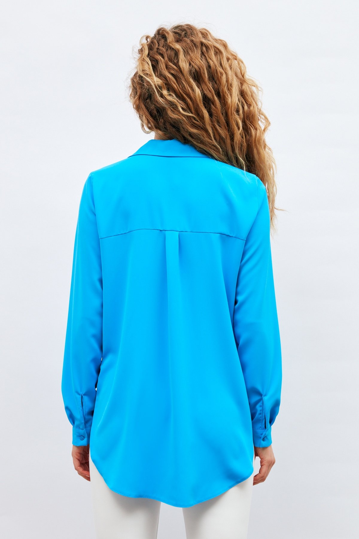 Düz Klasik Gömlek - BEBE MAVİ