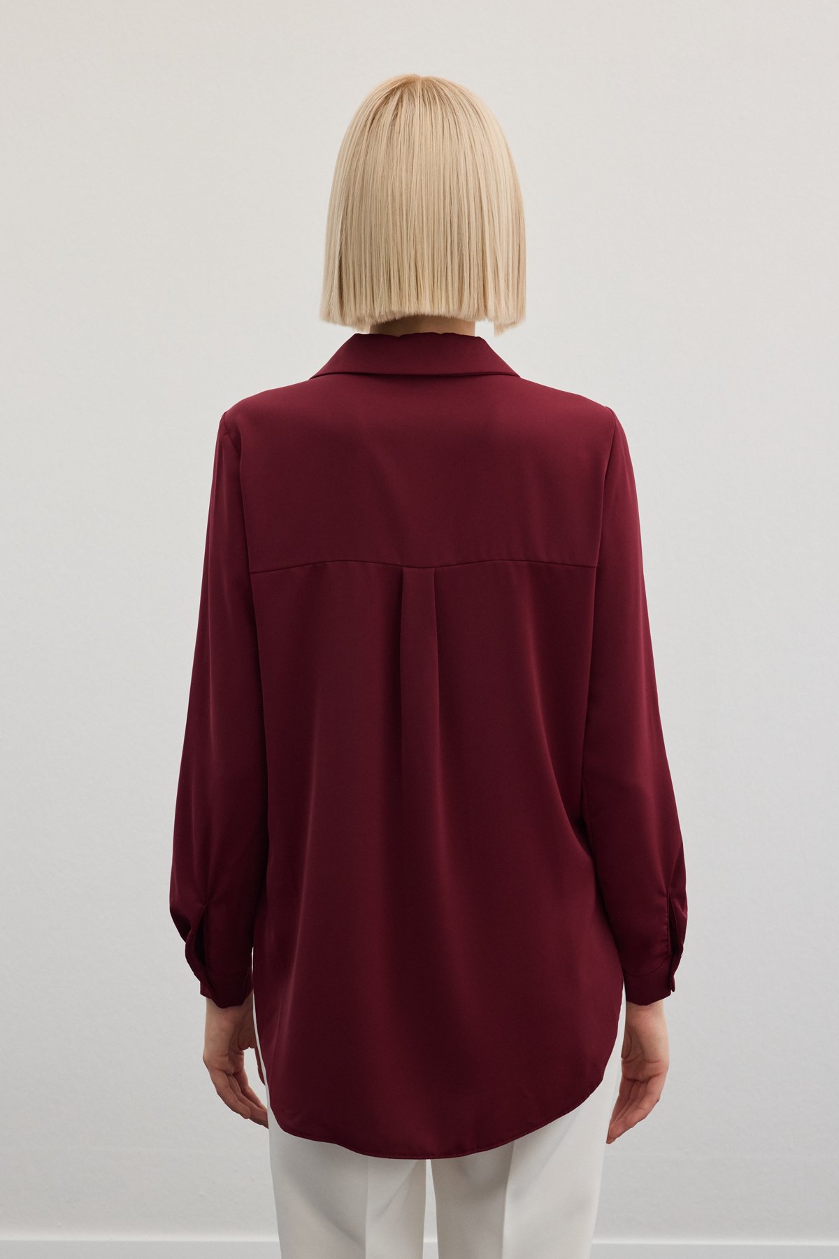 Plain Classic Shirt - Maroon