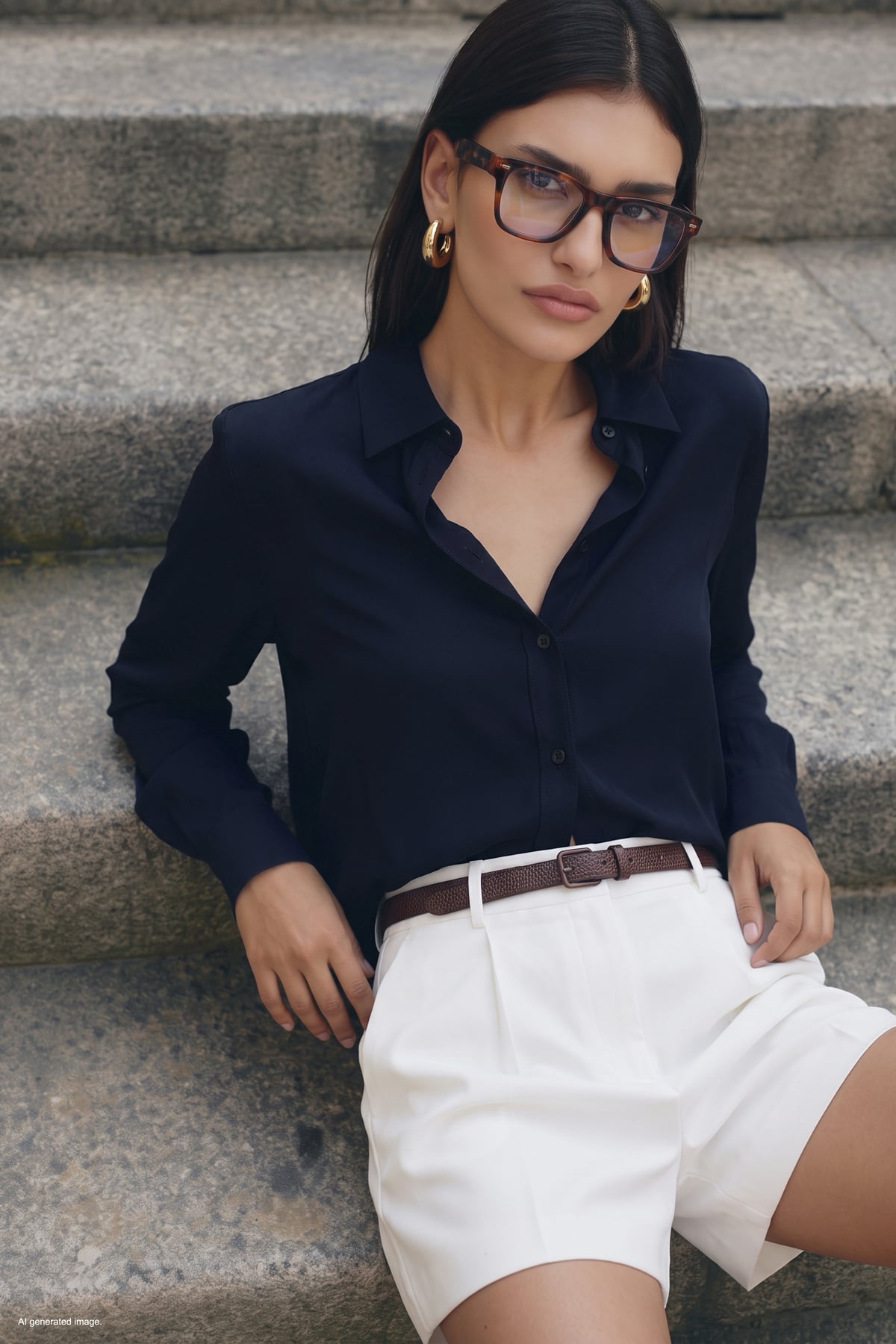 Plain Classic Shirt - Blue
