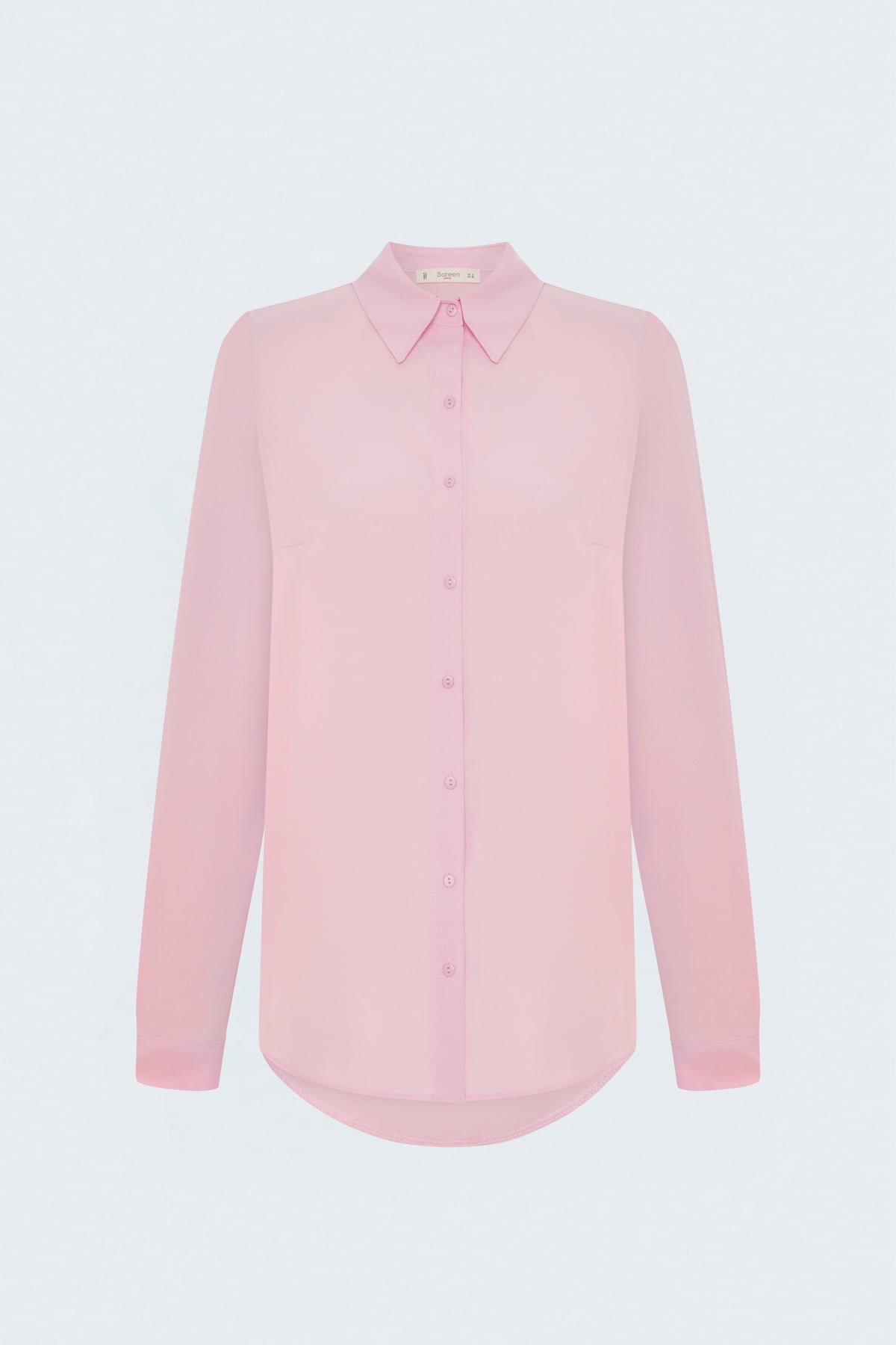 Düz Klasik Gömlek - Pembe