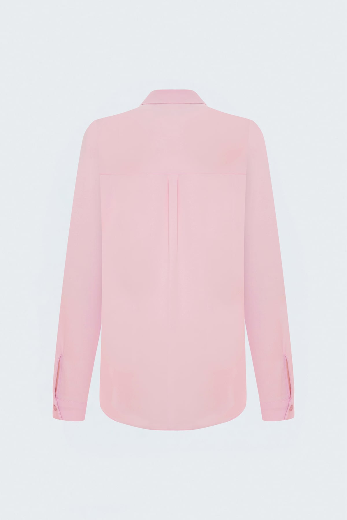 Düz Klasik Gömlek - Pembe