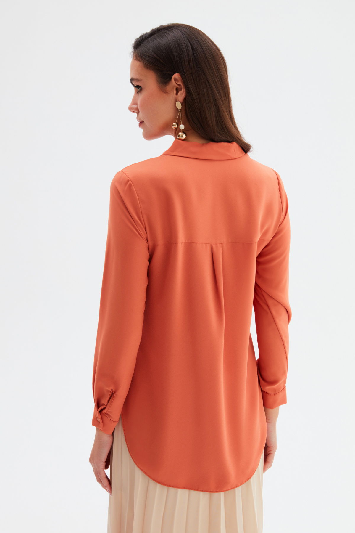 Düz Klasik Gömlek - TARÇIN