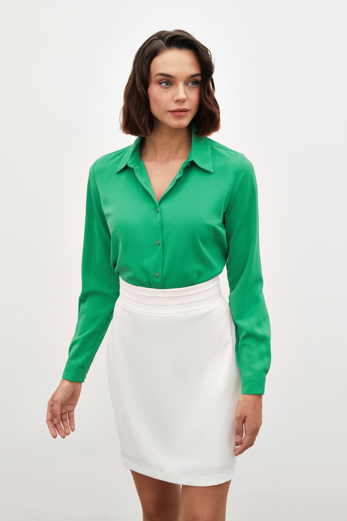Plain Classic Shirt - GREEN