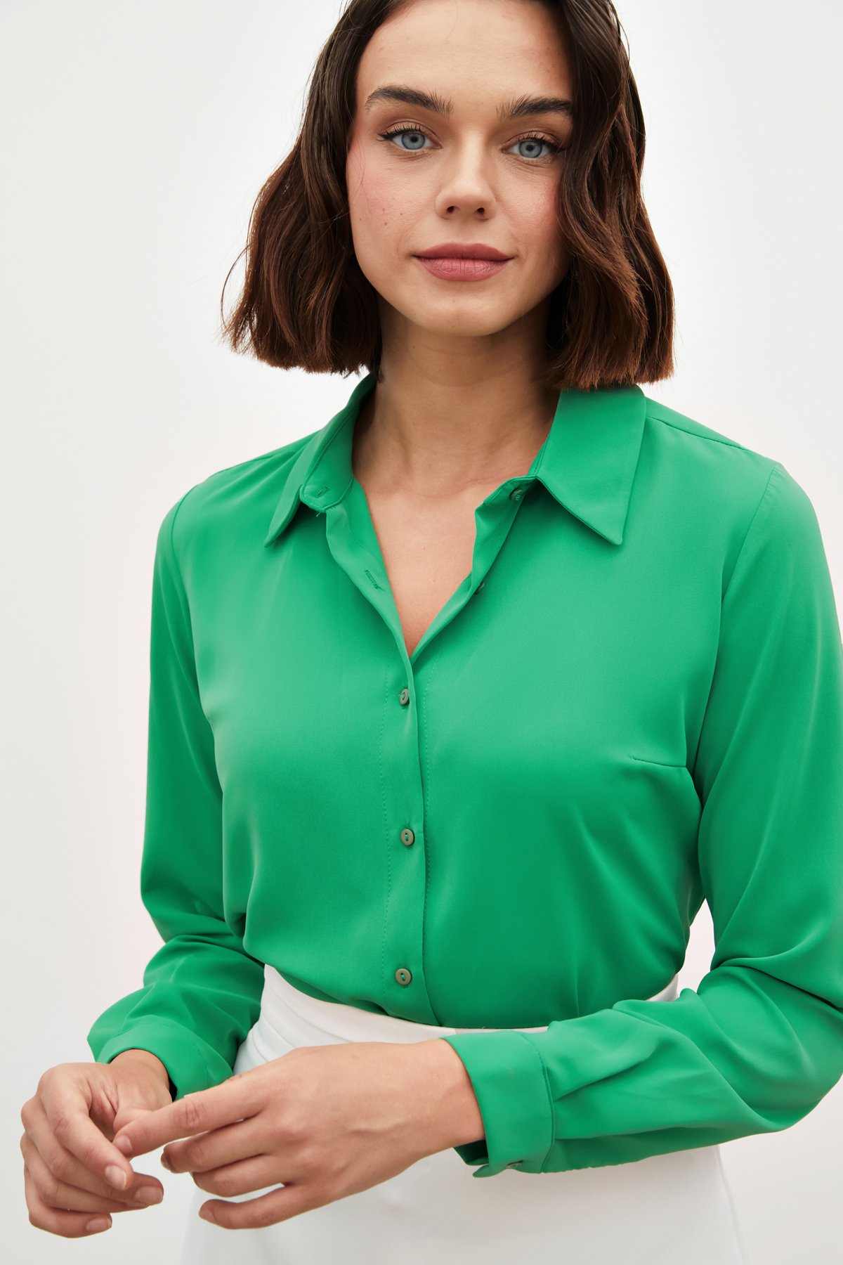 Plain Classic Shirt - GREEN