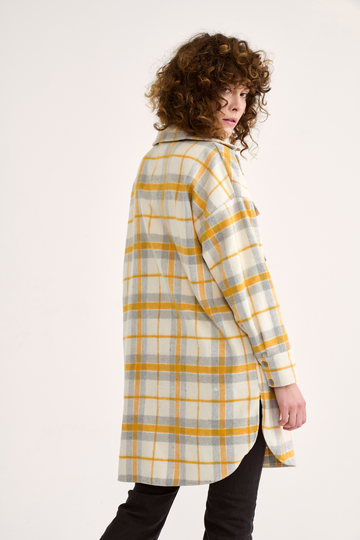 Ekose desenli uzun gömlek - HARDAL