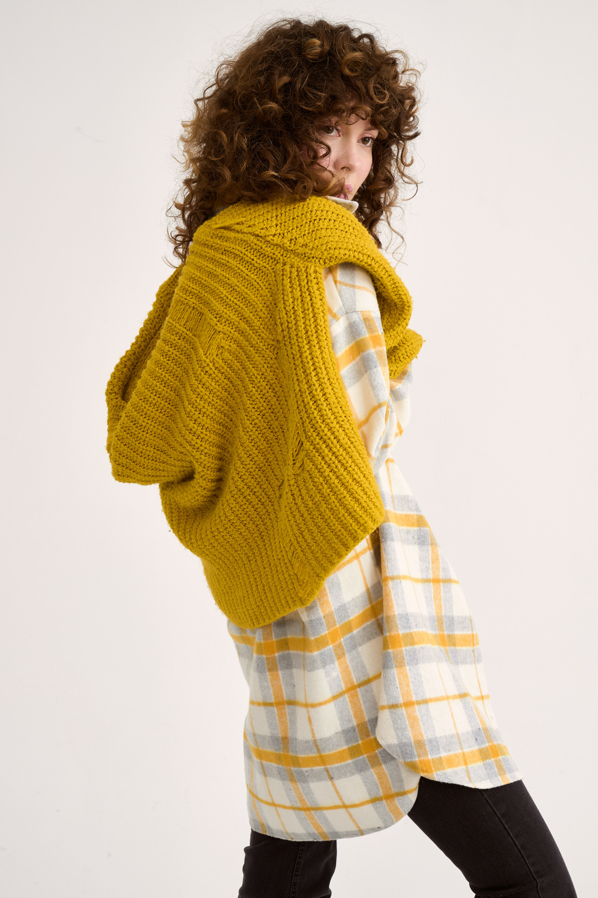 Ekose desenli uzun gömlek - HARDAL