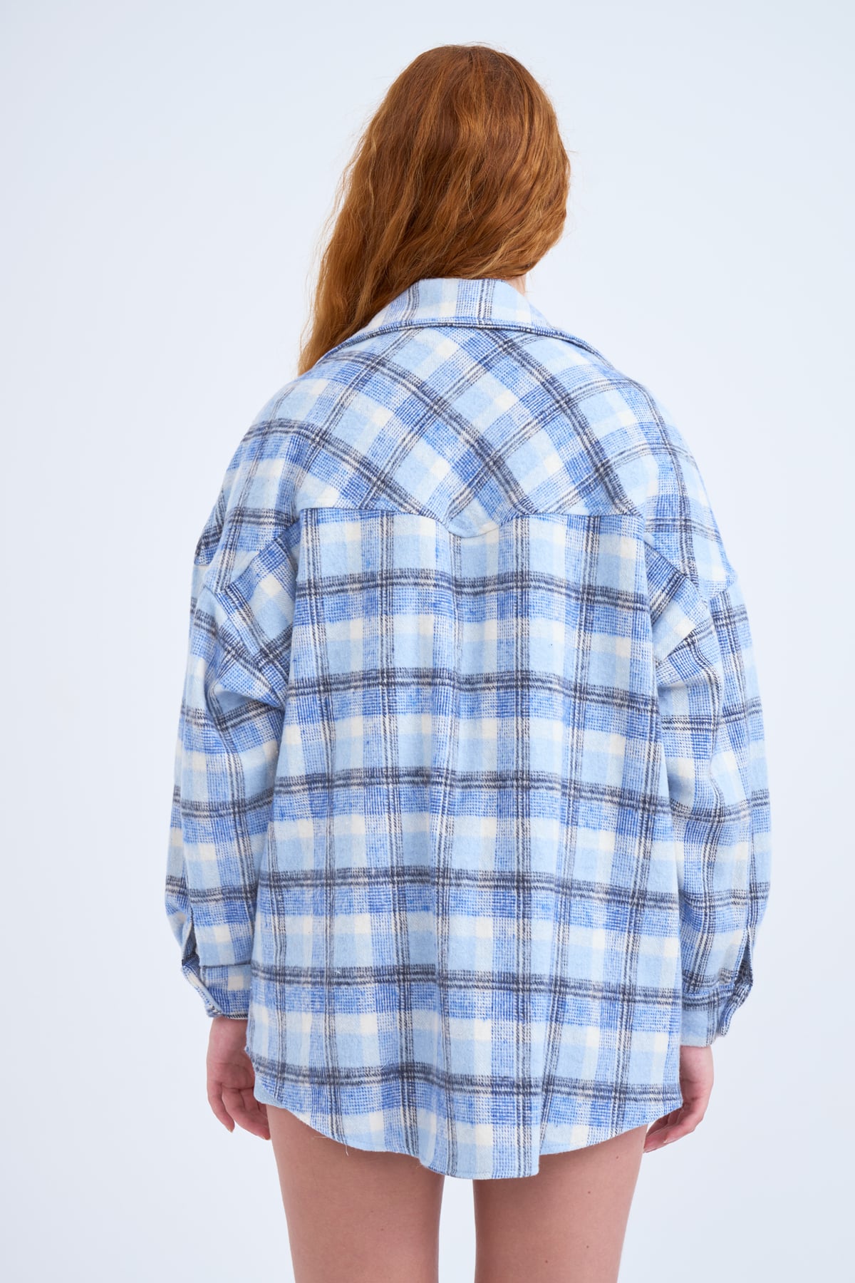 Plaid Cachet shirt - INDIGO