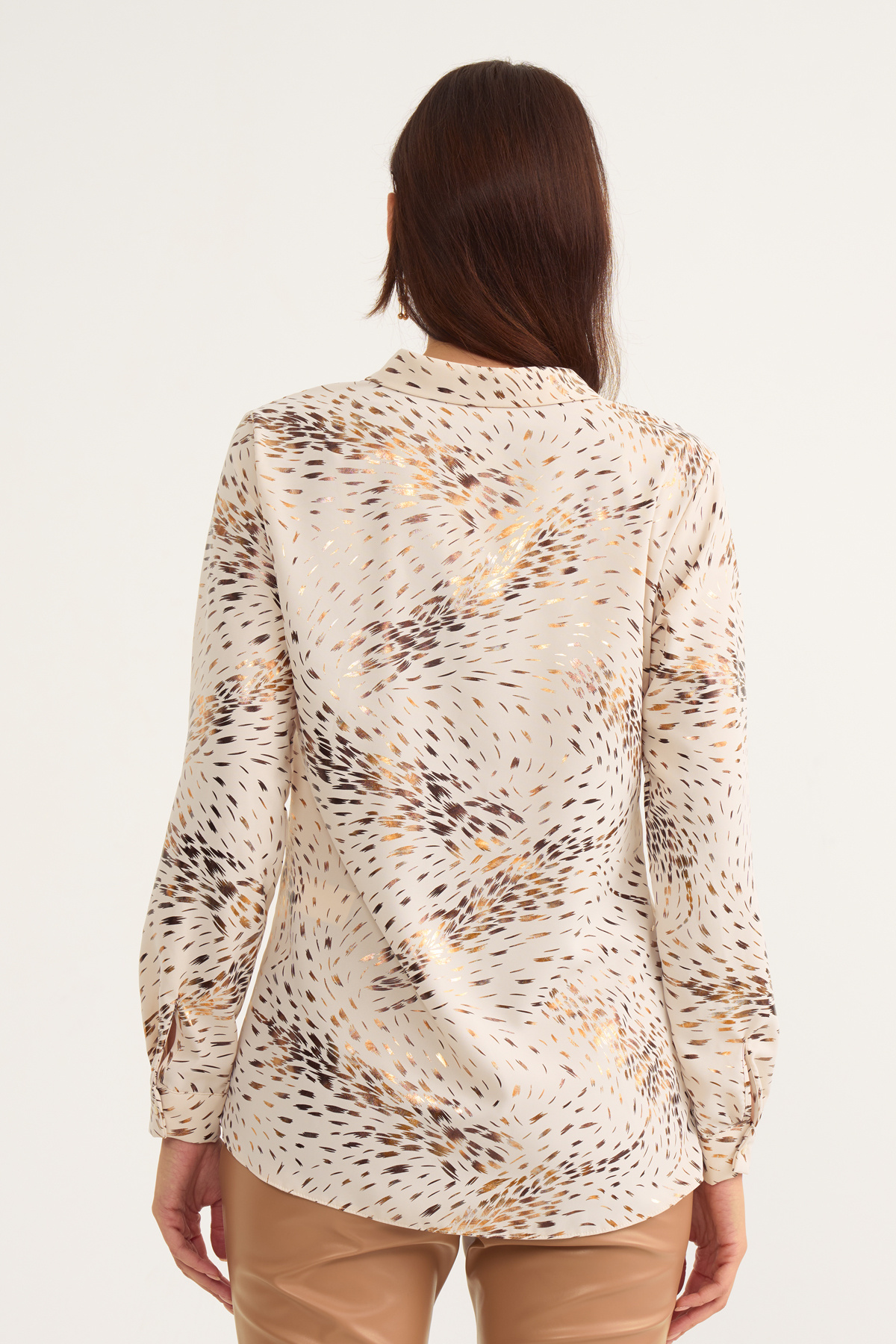 Empirme shabby shirt - BEIGE