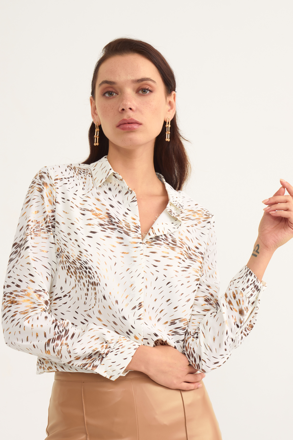 Empirme shabby shirt - ECRU