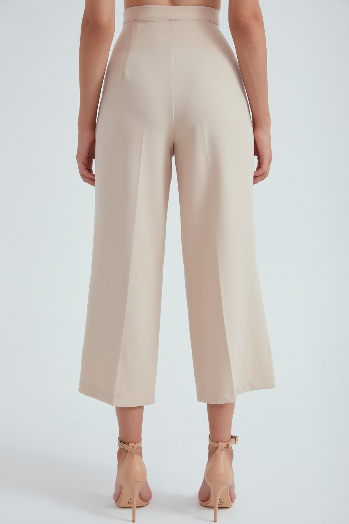 Geniş paça krep pantolon - TAŞ