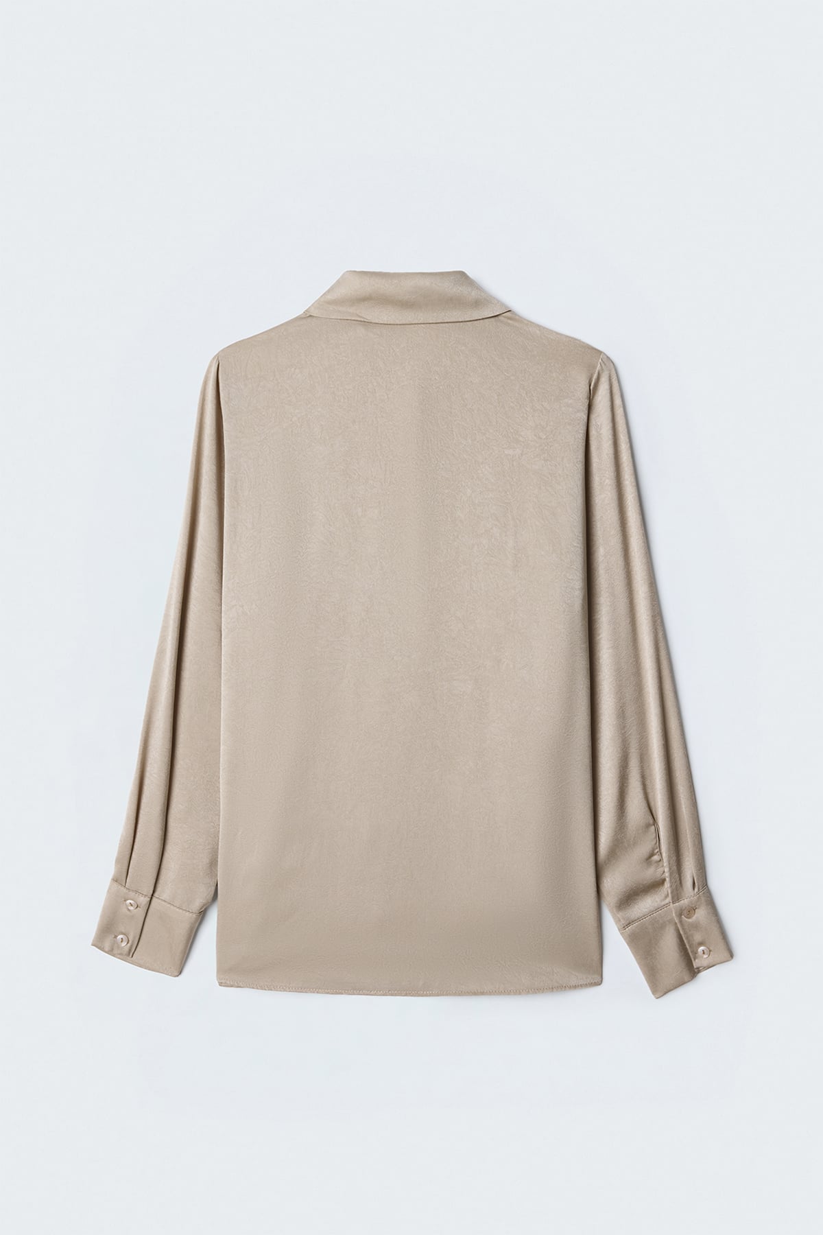 Hidden Flap Shirt - Beıge